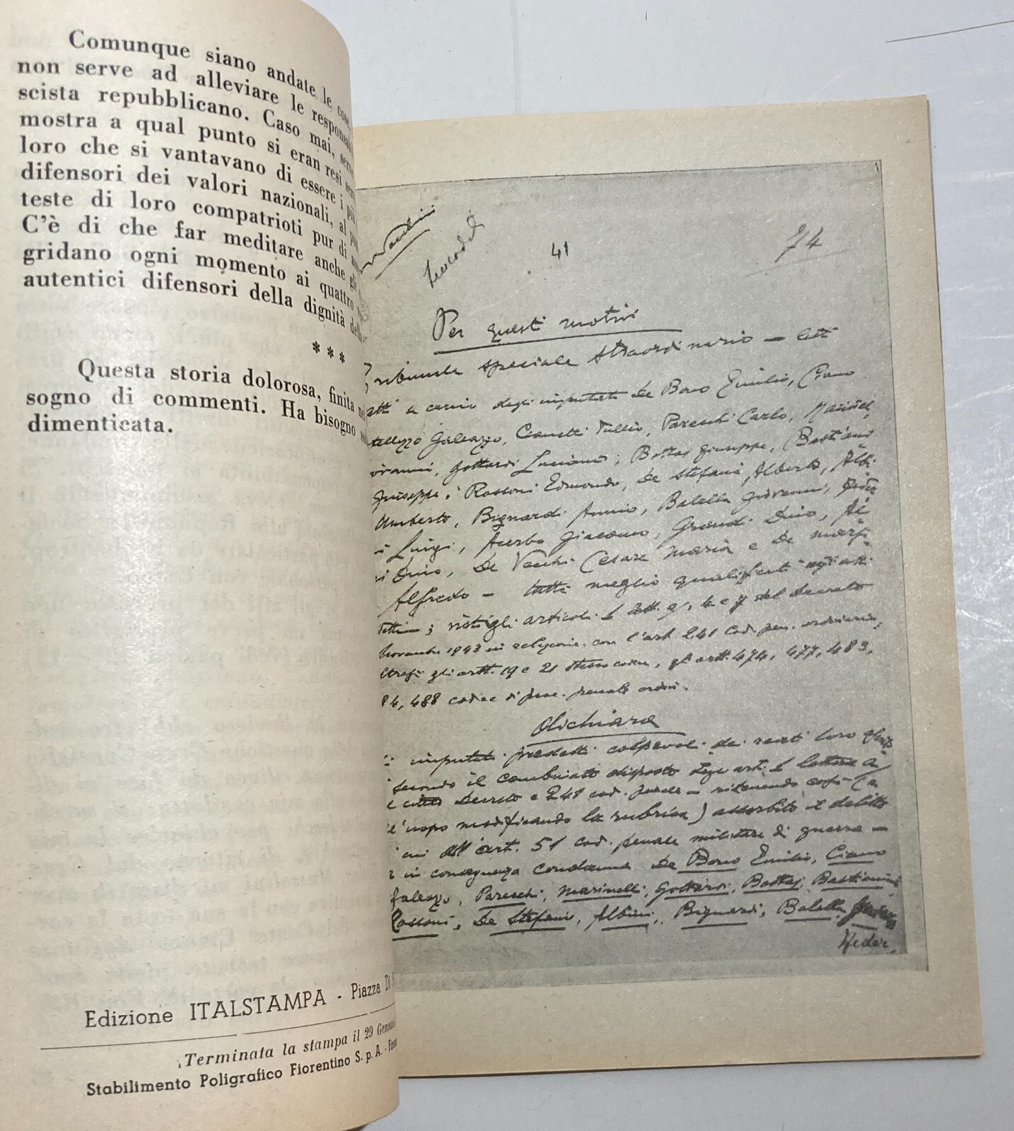 I Fucilati Di Verona Dalla Cronaca Alla Storia, 1951