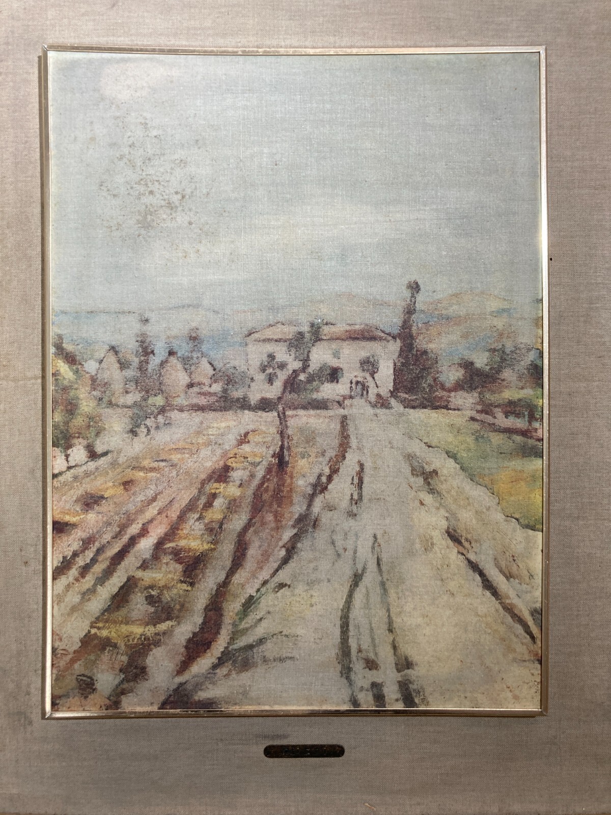 Veduta Paesaggistica Rurale Attribuita Ad Anselmo Bucci