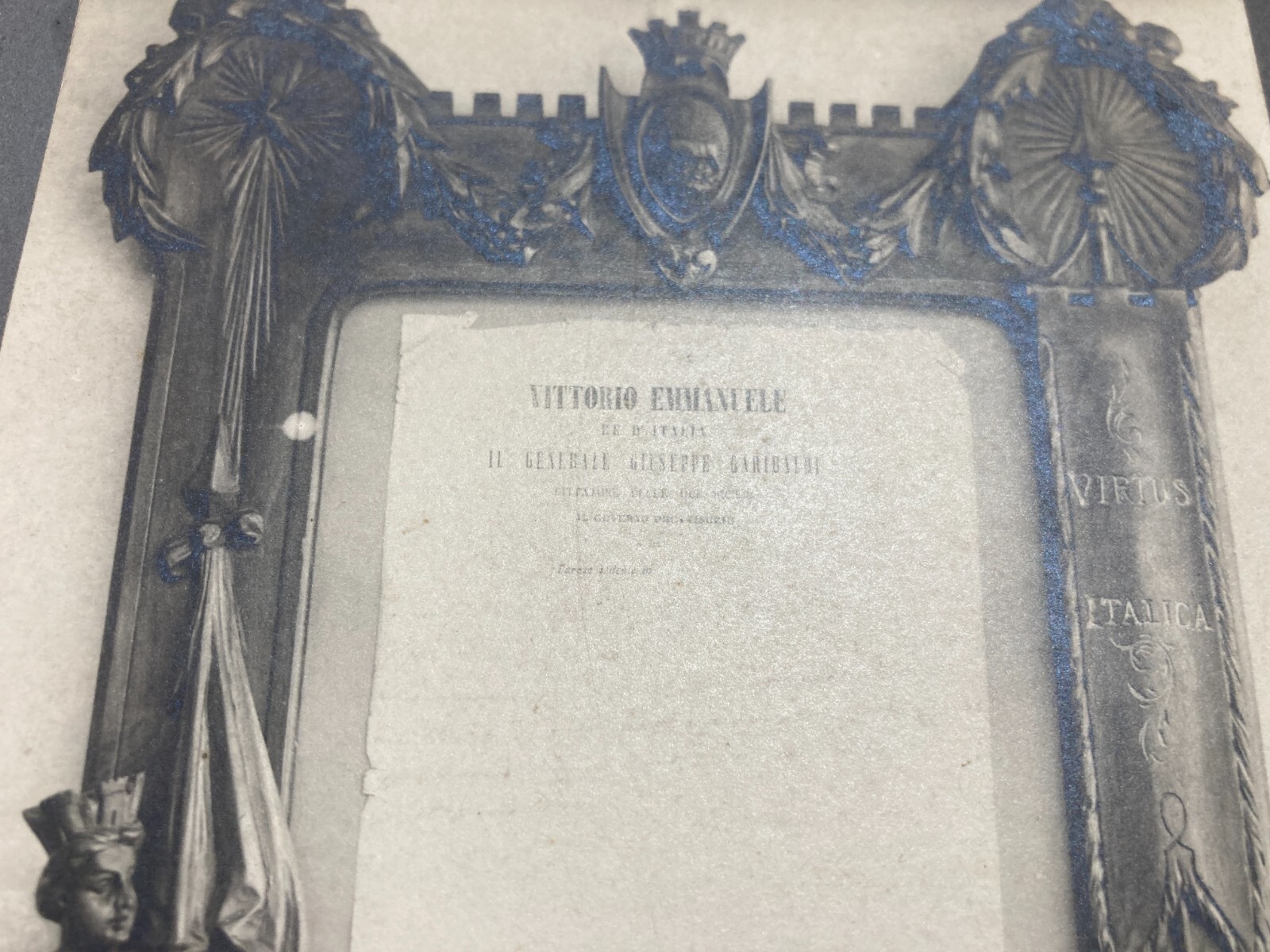 Puglia, Altamura: Antica Fotografia. Fotografo d'Alesio, Amodio, Vidovisio, Garibaldi