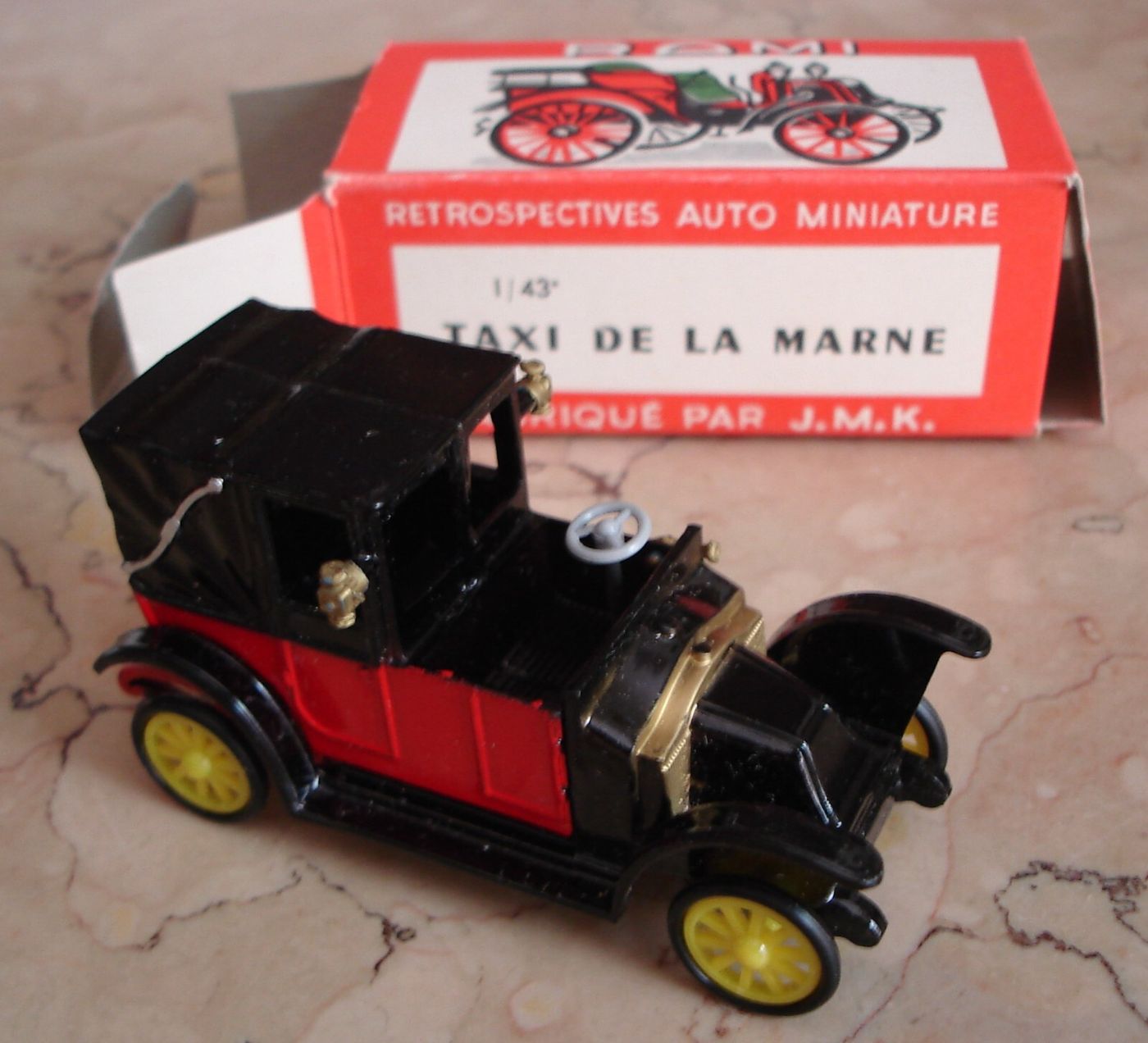 Giochi Da Collezione: Automobilina d'Epoca Renault 1907 Taxi De La Marne