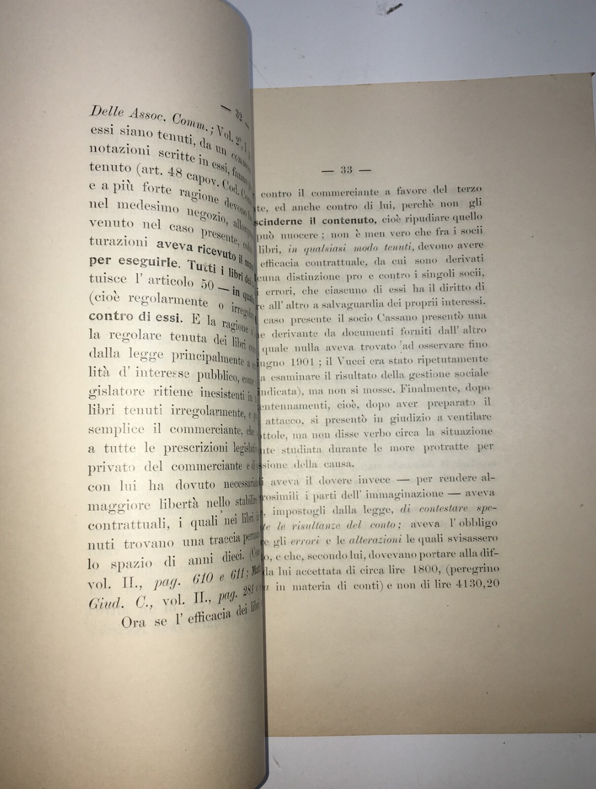 Basilicata, Rionero: Acque Minerali   Cassano Contro Vucci   Antica Allegazione Giuridica, 1912