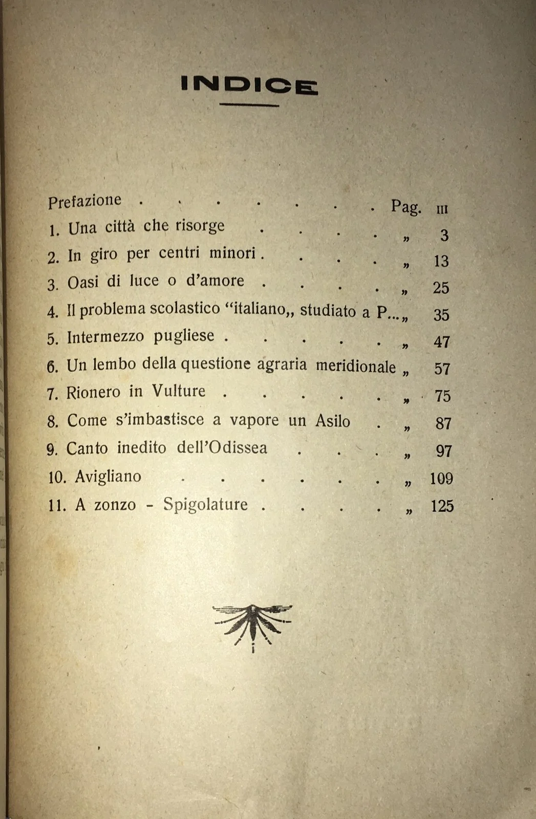 The South, Basilicata and Puglia: Education and Nurseries. Giovanni Semeria, Lettere Pellegrine (1919)