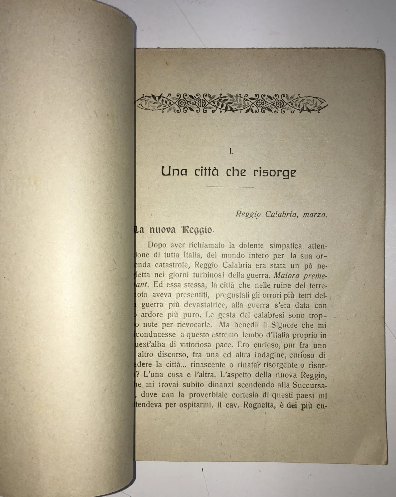 The South, Basilicata and Puglia: Education and Nurseries. Giovanni Semeria, Lettere Pellegrine (1919)