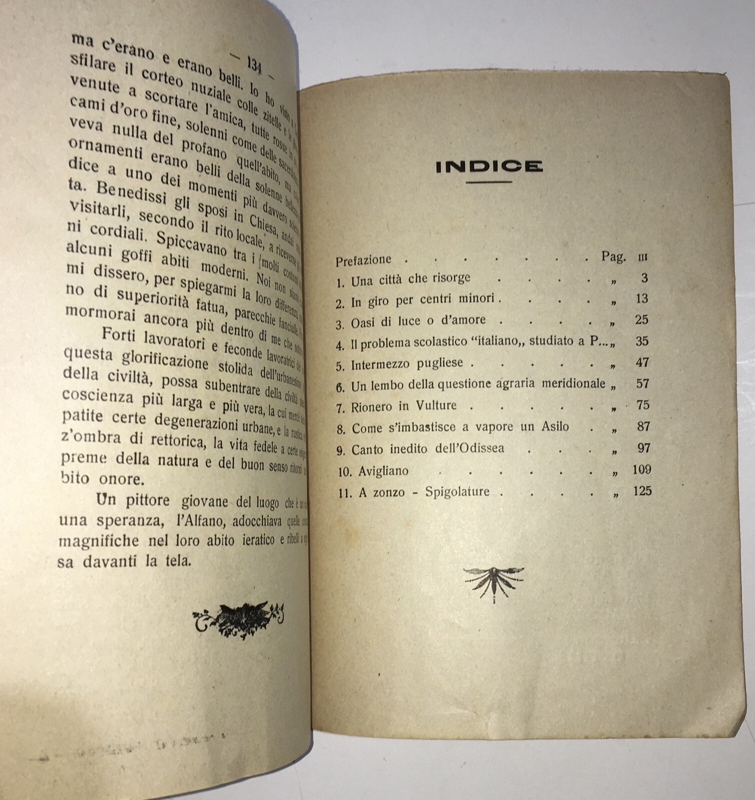 Meridione, Basilicata E Puglia: Istruzione E Asili. Giovanni Semeria, Lettere Pellegrine (1919).