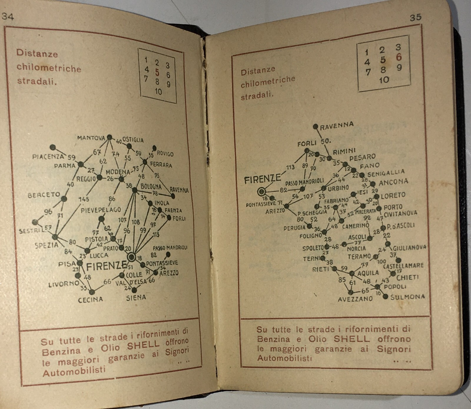 Motori, Benzina, Shell, Società Nafta, Genova: Antica Agendina Pubblicitaria, 1928