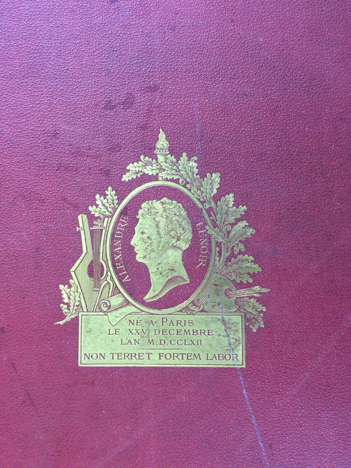 Arte, Collezioni Celebri, Lenoir: Enorme Volume Con 136 Tavole Litografiche, 1874