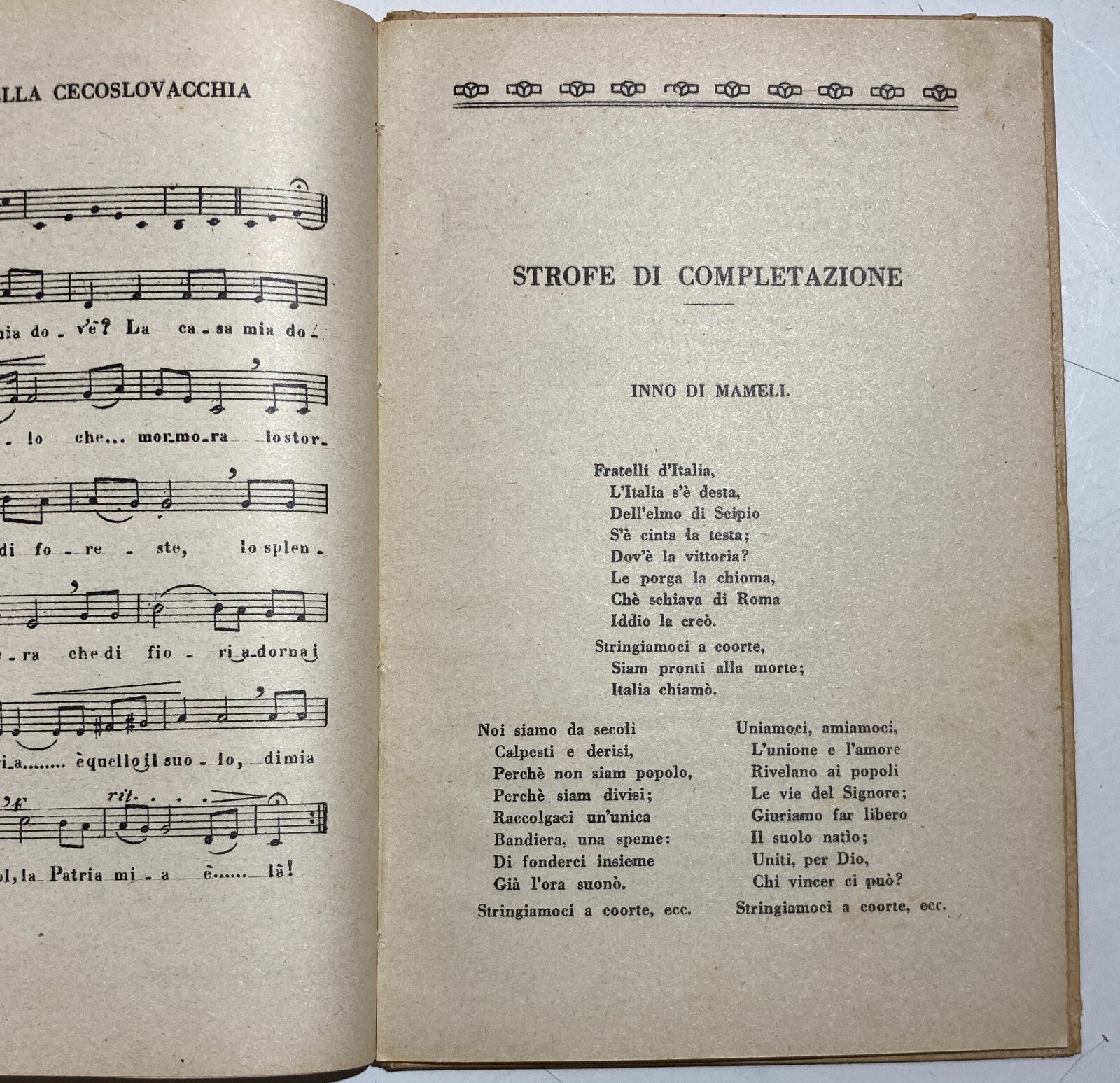 Musica, Canto, Militaria, Risorgimento, Grande Guerra, Patria: Canzoniere Patriottico