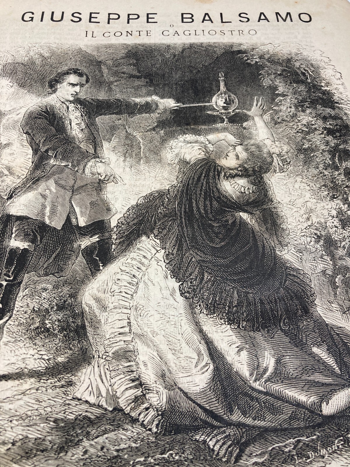 Sicilia, Avventura, Esoterismo: Vita Del Conte Di Cagliostro (Giuseppe Balsamo), Illustrato, 1869