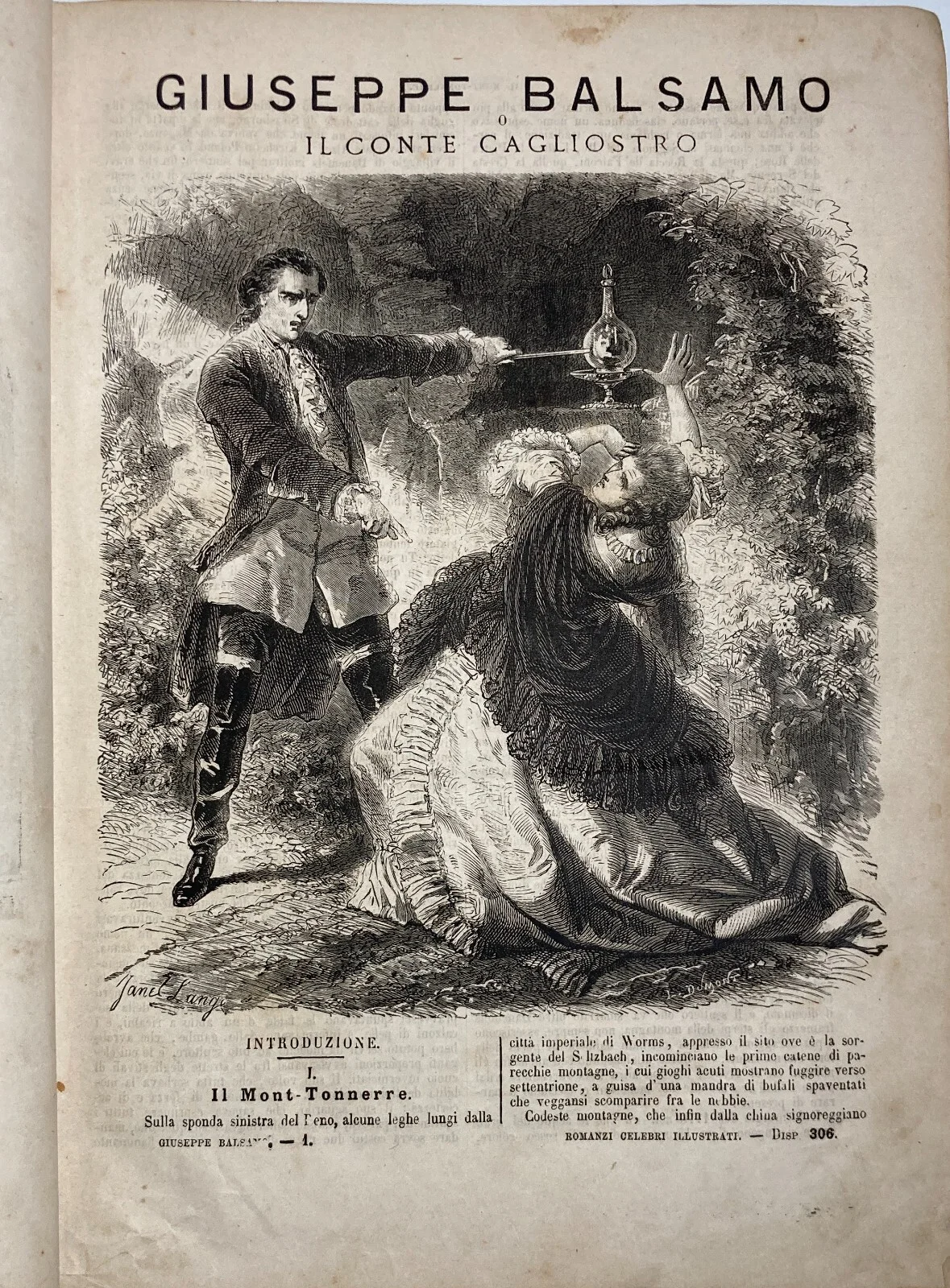 Sicily, Adventure, Esotericism: Life of the Count of Cagliostro (Giuseppe Balsamo), Illustrated, 1869