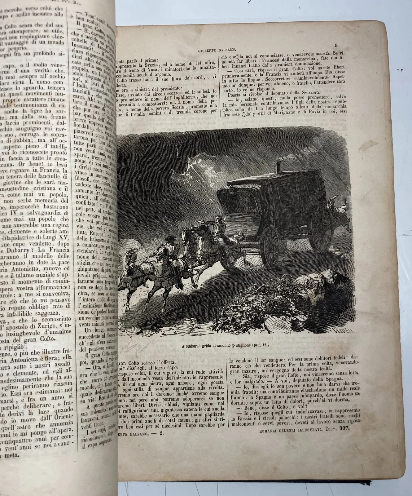 Sicily, Adventure, Esotericism: Life of the Count of Cagliostro (Giuseppe Balsamo), Illustrated, 1869