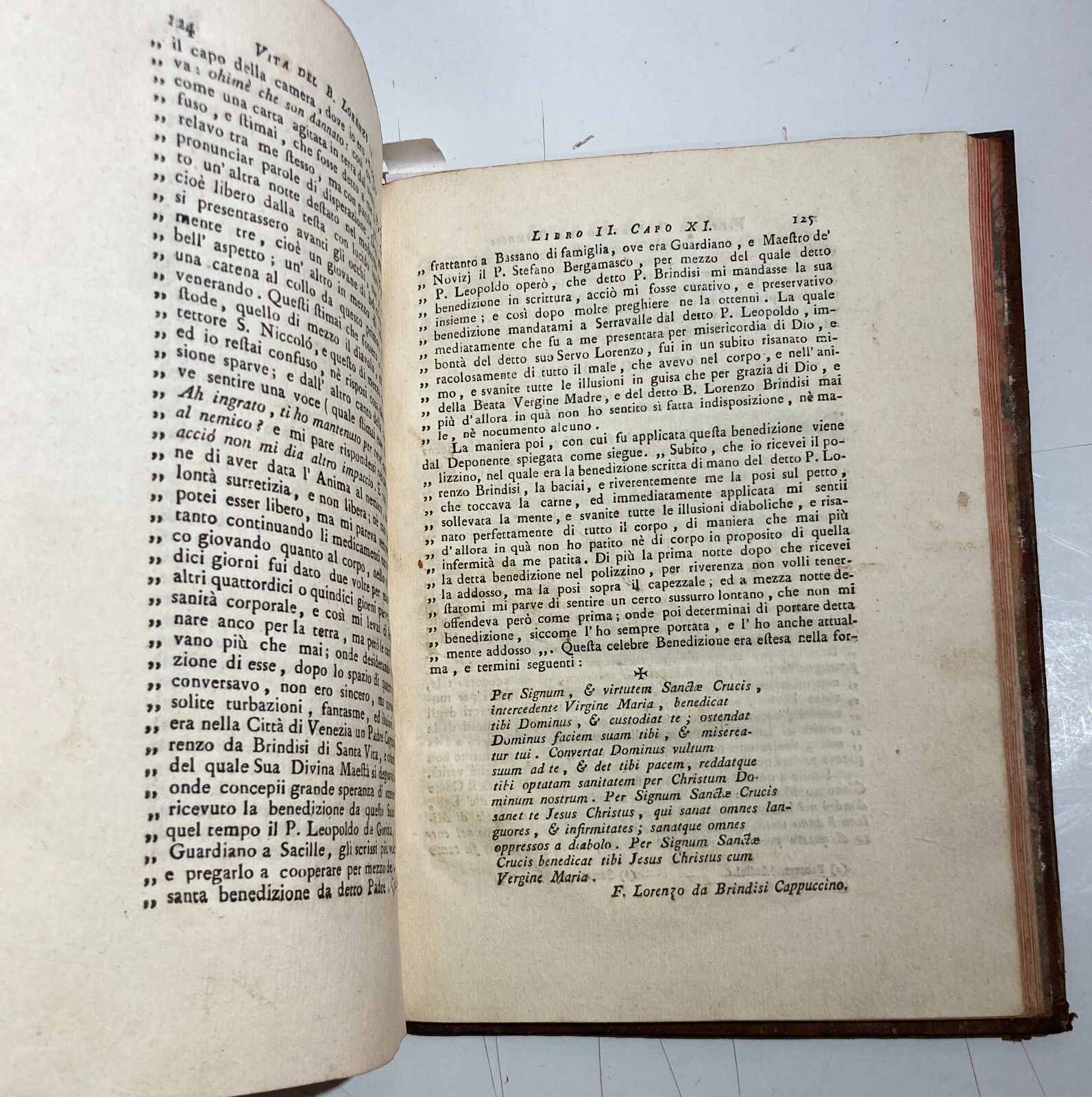 Ristretto Della Vita, Virtù E Miracoli Del Beato Lorenzo Da Brindisi   Edizione 1783