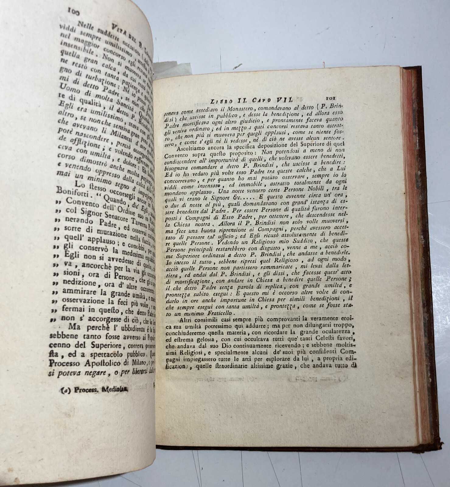 Ristretto Della Vita, Virtù E Miracoli Del Beato Lorenzo Da Brindisi   Edizione 1783