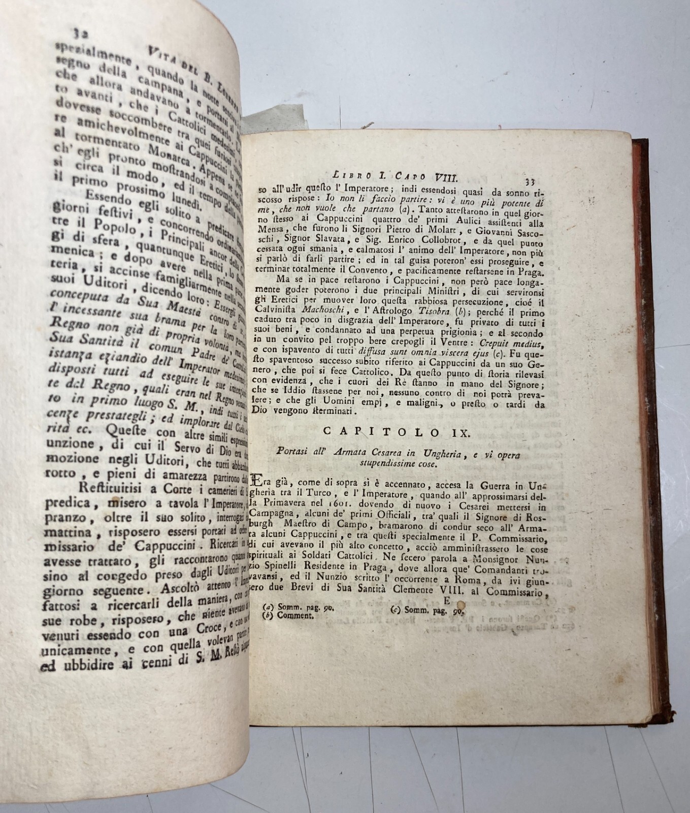 Ristretto Della Vita, Virtù E Miracoli Del Beato Lorenzo Da Brindisi   Edizione 1783