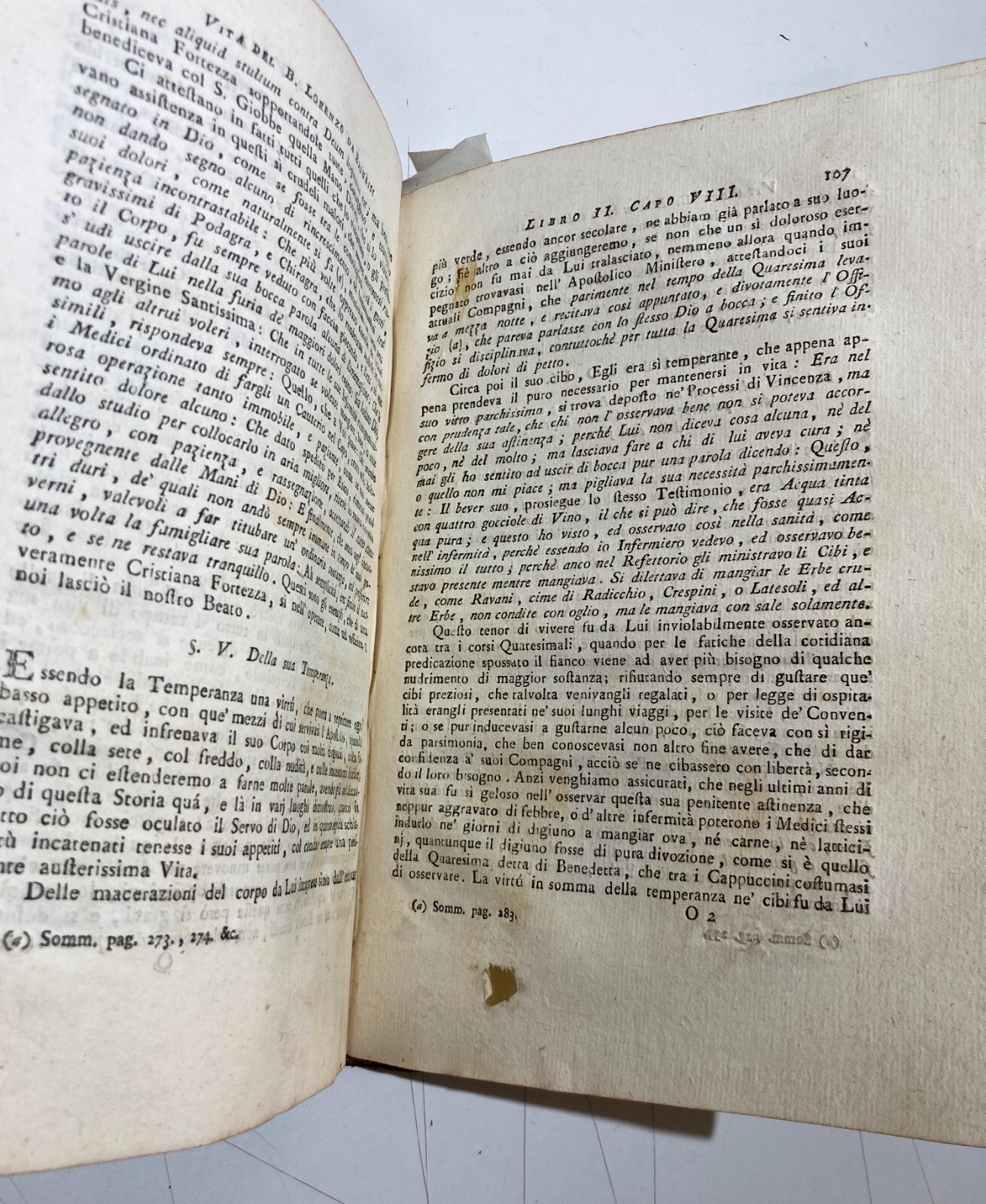 Ristretto Della Vita, Virtù E Miracoli Del Beato Lorenzo Da Brindisi   Edizione 1783