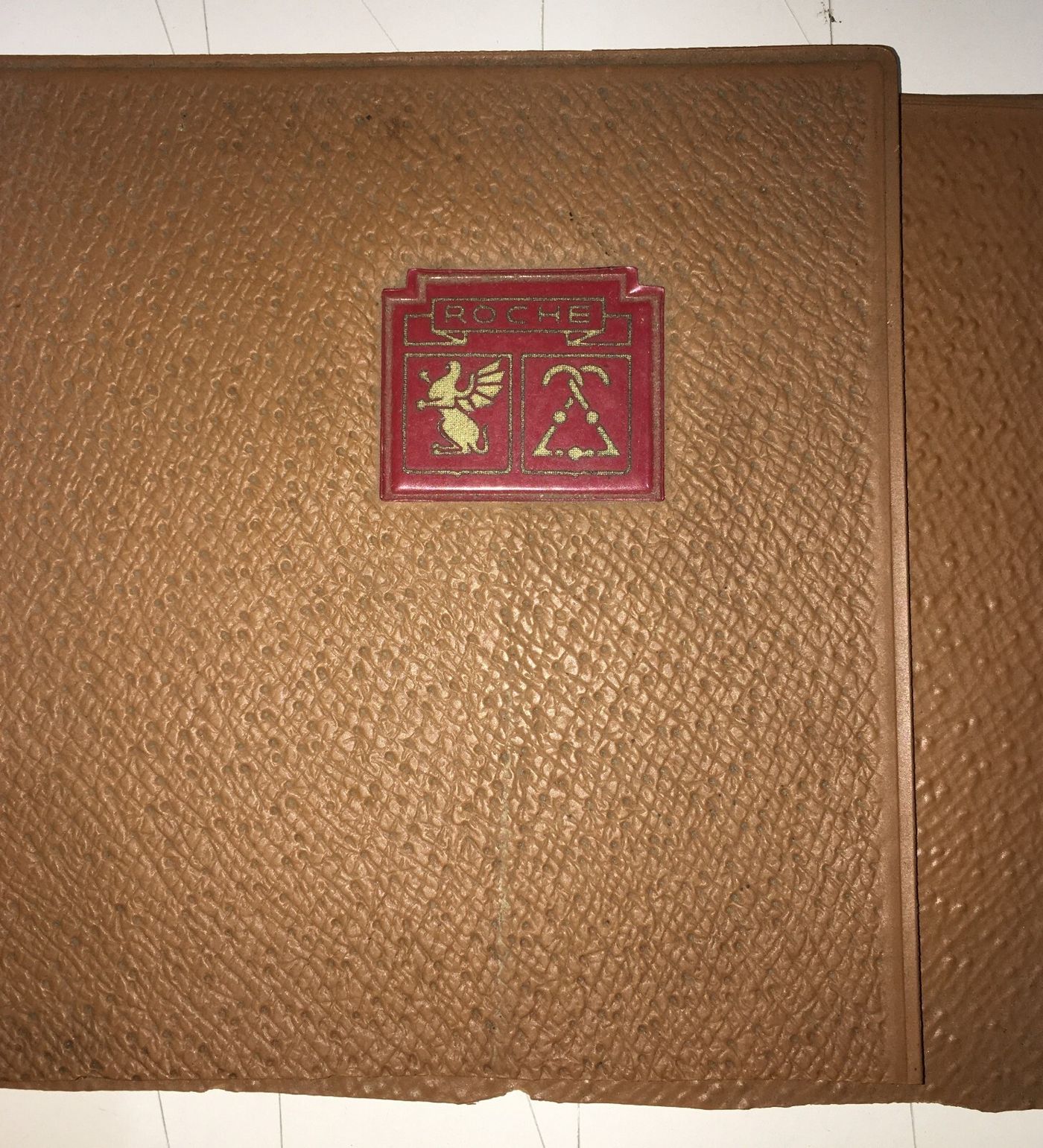 Pubblicitaria Farmaceutica   Roche   Astuccio Da Collezione   Tipo Portafogli   d'Epoca