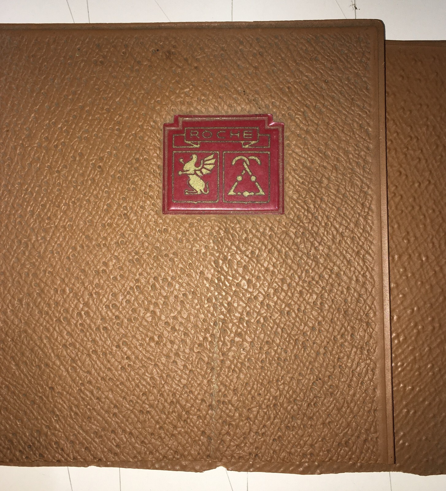 Pubblicitaria Farmaceutica   Roche   Astuccio Da Collezione   Tipo Portafogli   d'Epoca