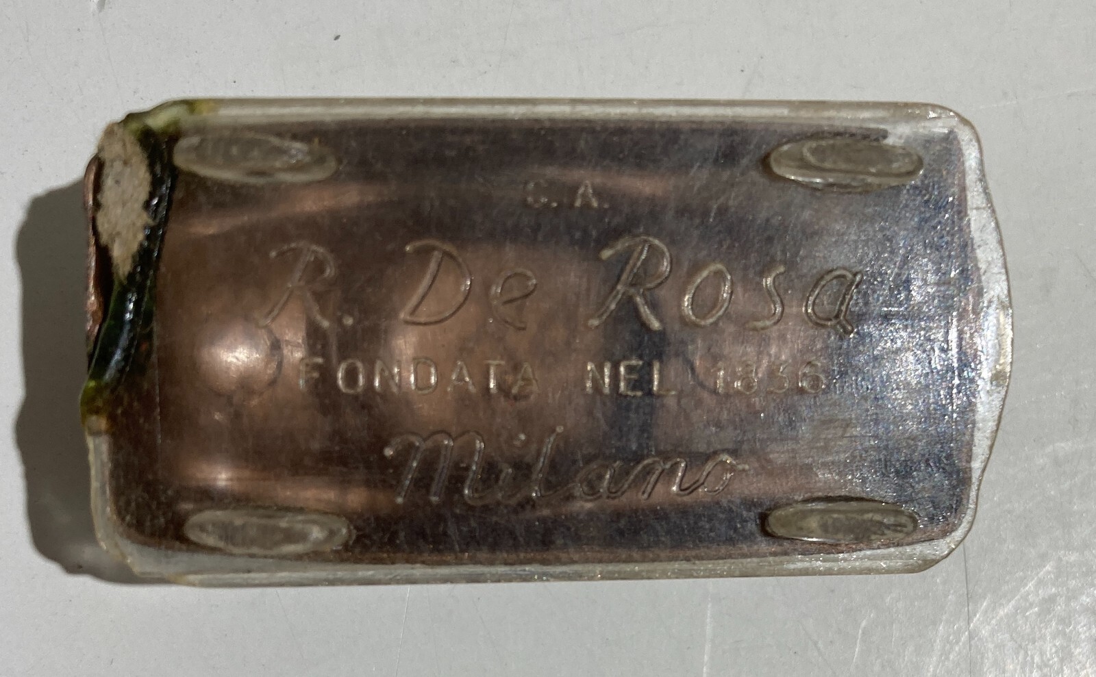 Automobilina Pubblicitaria In Plastica R. De Rosa, Milano