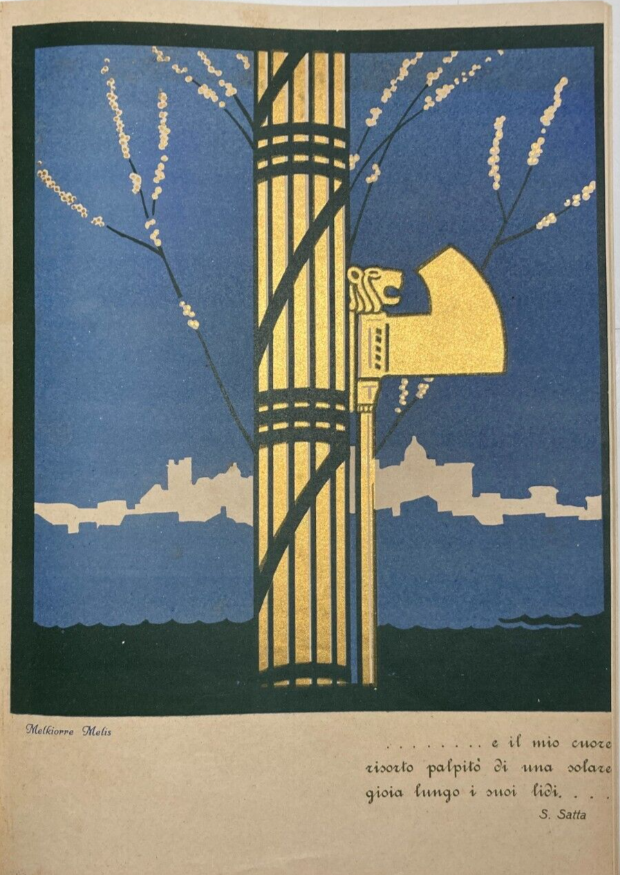 Sardegna   Artista Melkiorre Melis   Antica Allegoria   Stampa A Colori   Satta