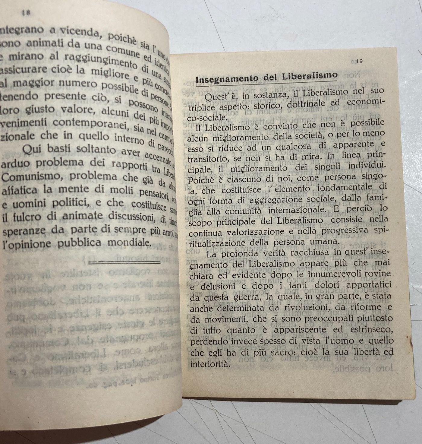 Abruzzo, Atessa: Politica, Liberalismo E Comunismo   Borrelli   Edizione d'Epoca, 1944