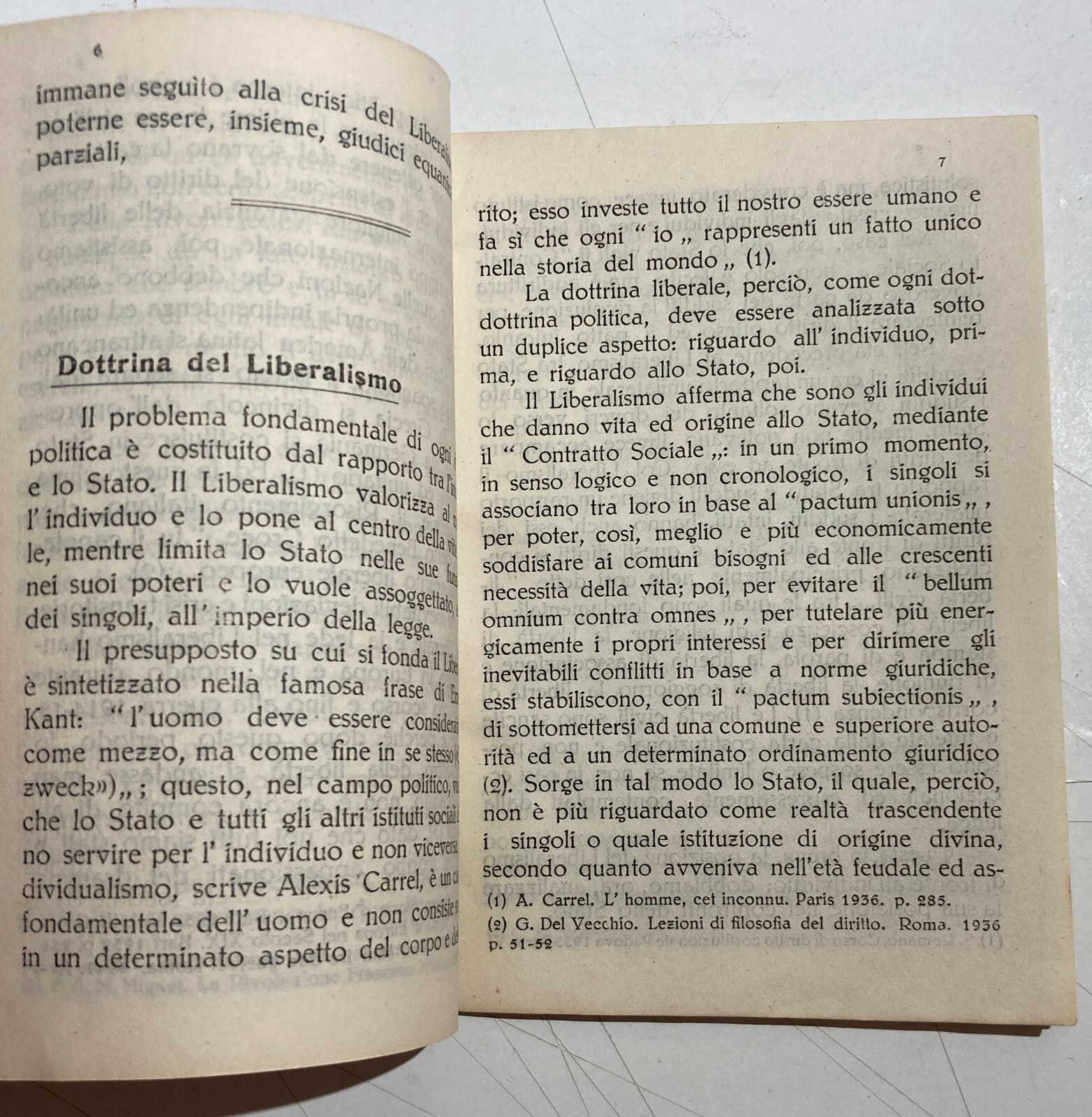 Abruzzo, Atessa: Politica, Liberalismo E Comunismo Borrelli Edizione d'Epoca, 1944