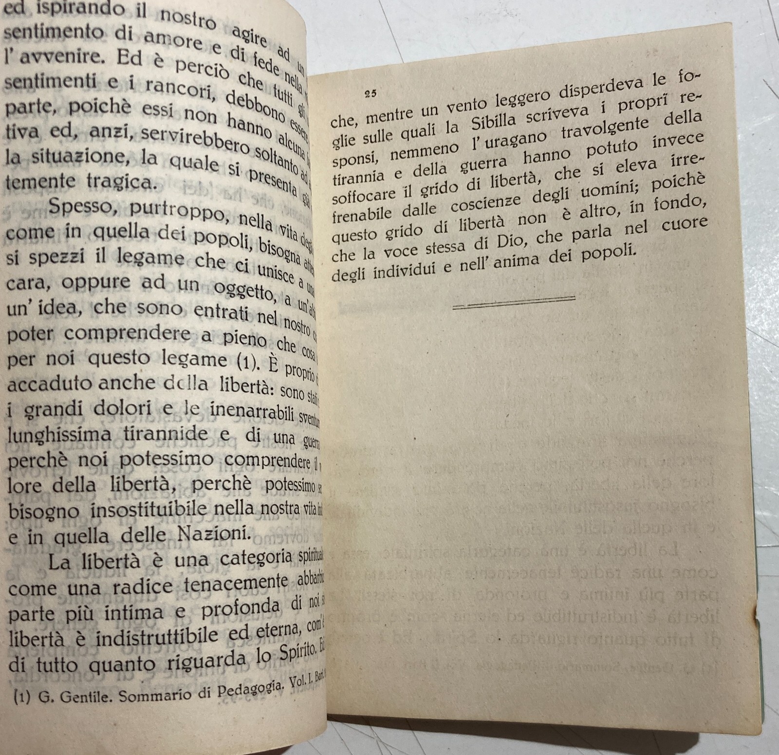 Abruzzo, Atessa: Politica, Liberalismo E Comunismo Borrelli Edizione d'Epoca, 1944
