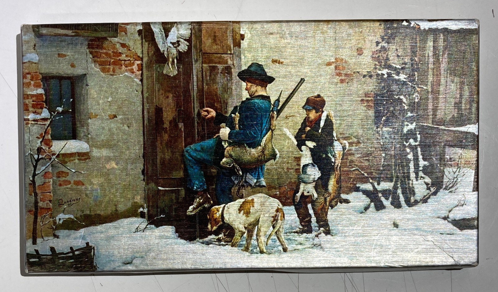 Caccia, Cacciatori E Arte Di Giovanni Battista Quadrone: Scatola Fazzoletti Winkler