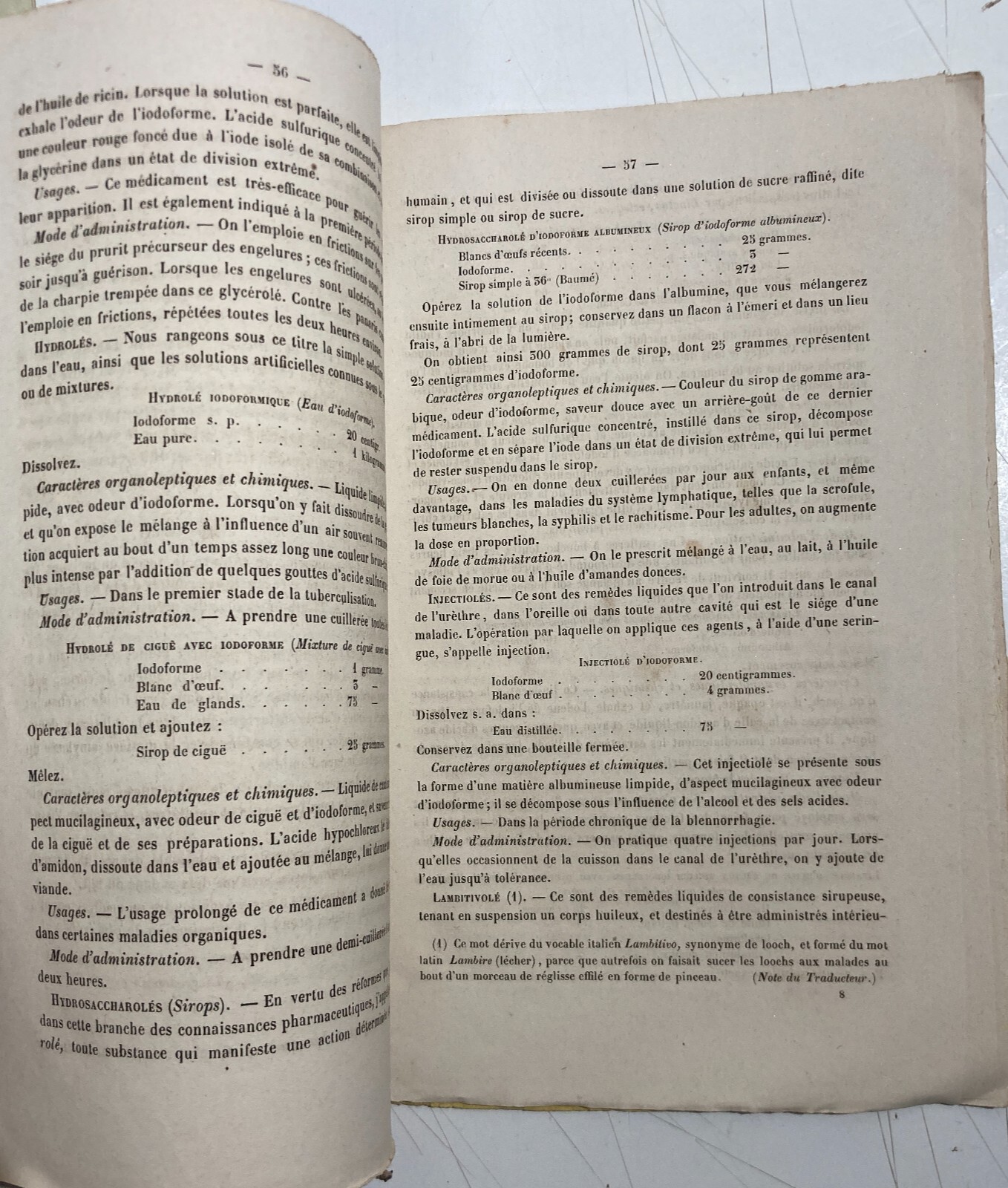 Medicina, Farmacia E Farmacologia: Monografia Dell'800 Sullo Iodoformio Di Righini, Novara