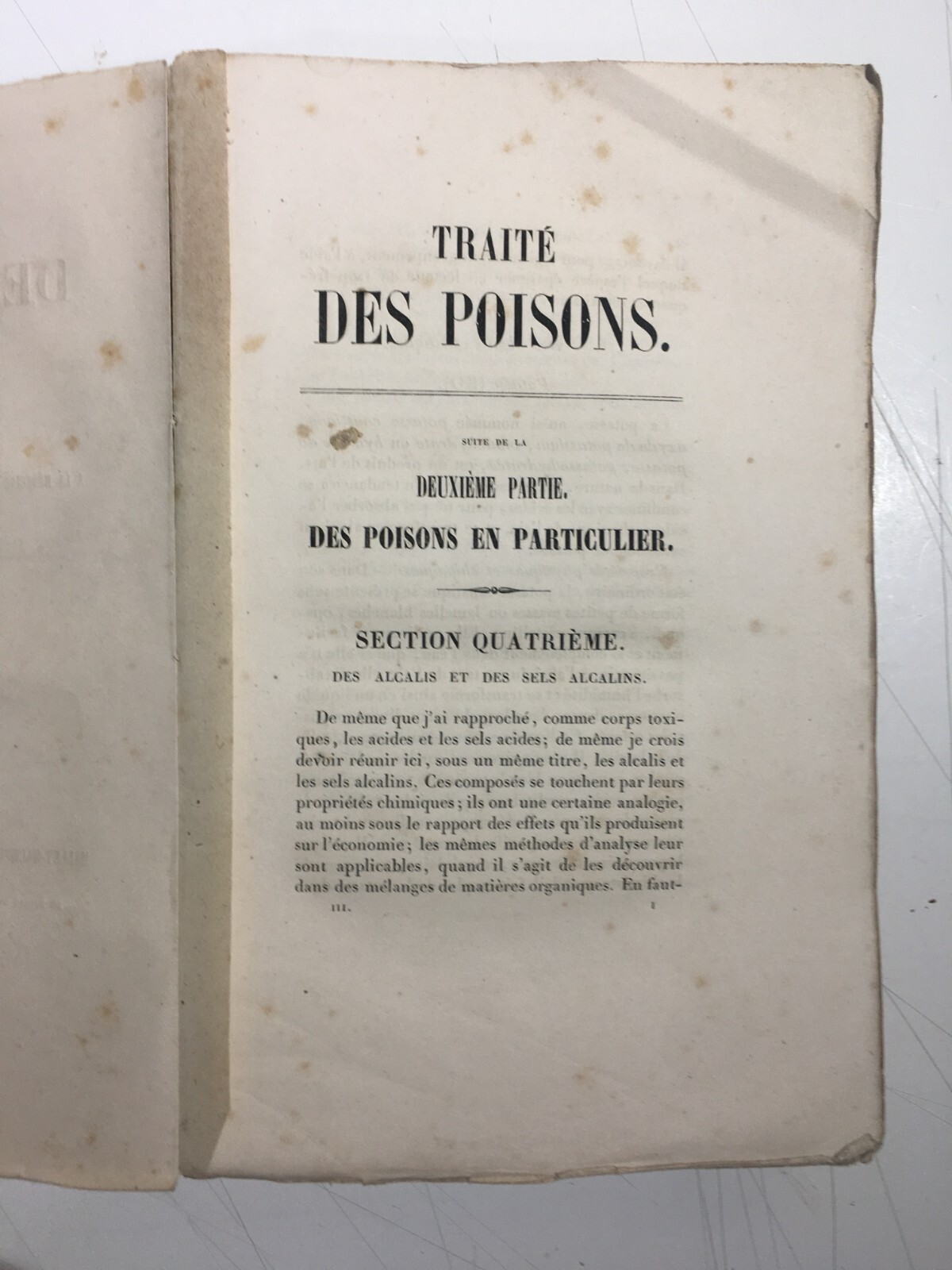 Chimica, Tossicologia, Medicina, Avvelenamenti, Stricnina   Flandin   1853