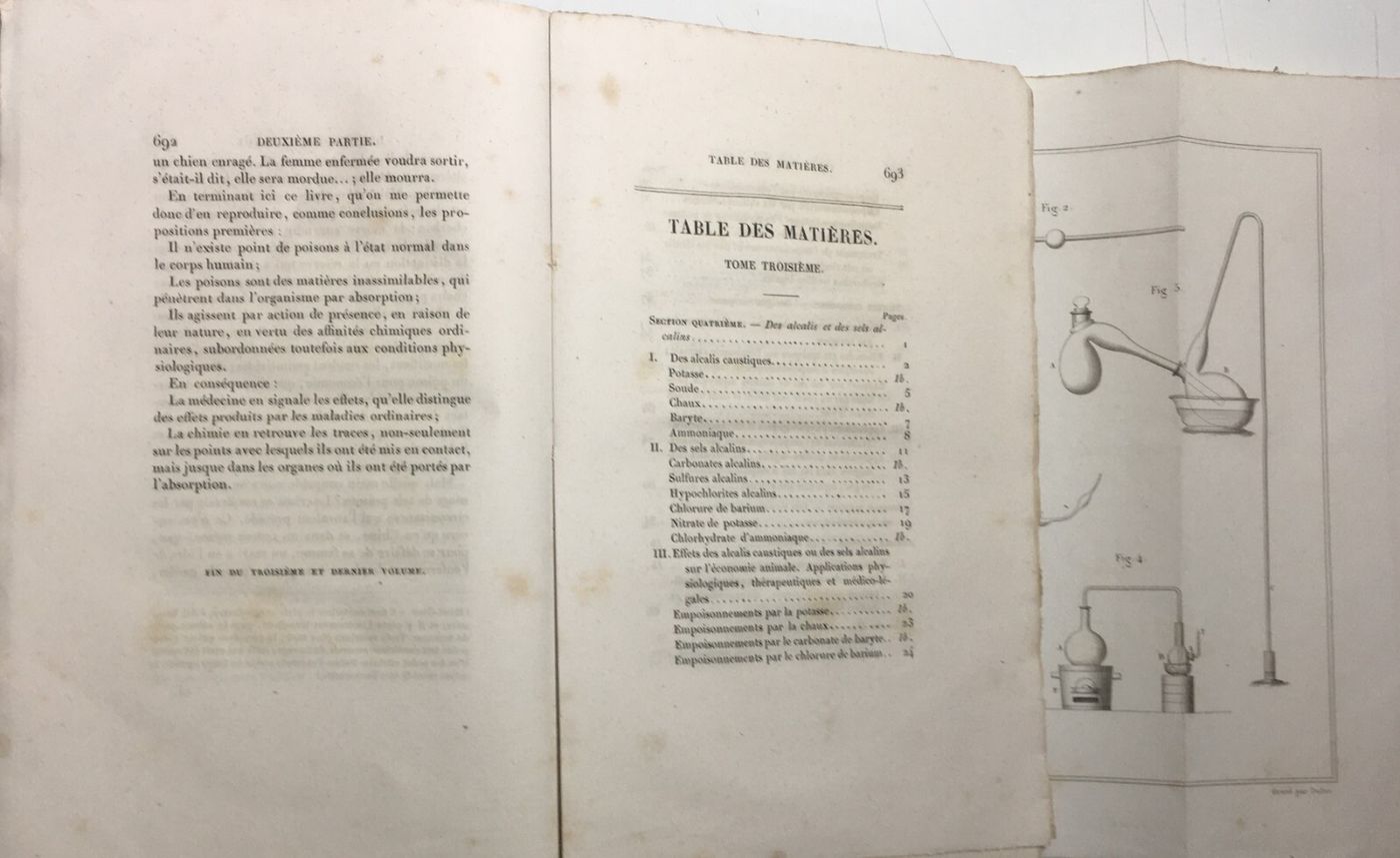 Chimica, Tossicologia, Medicina, Avvelenamenti, Stricnina   Flandin   1853