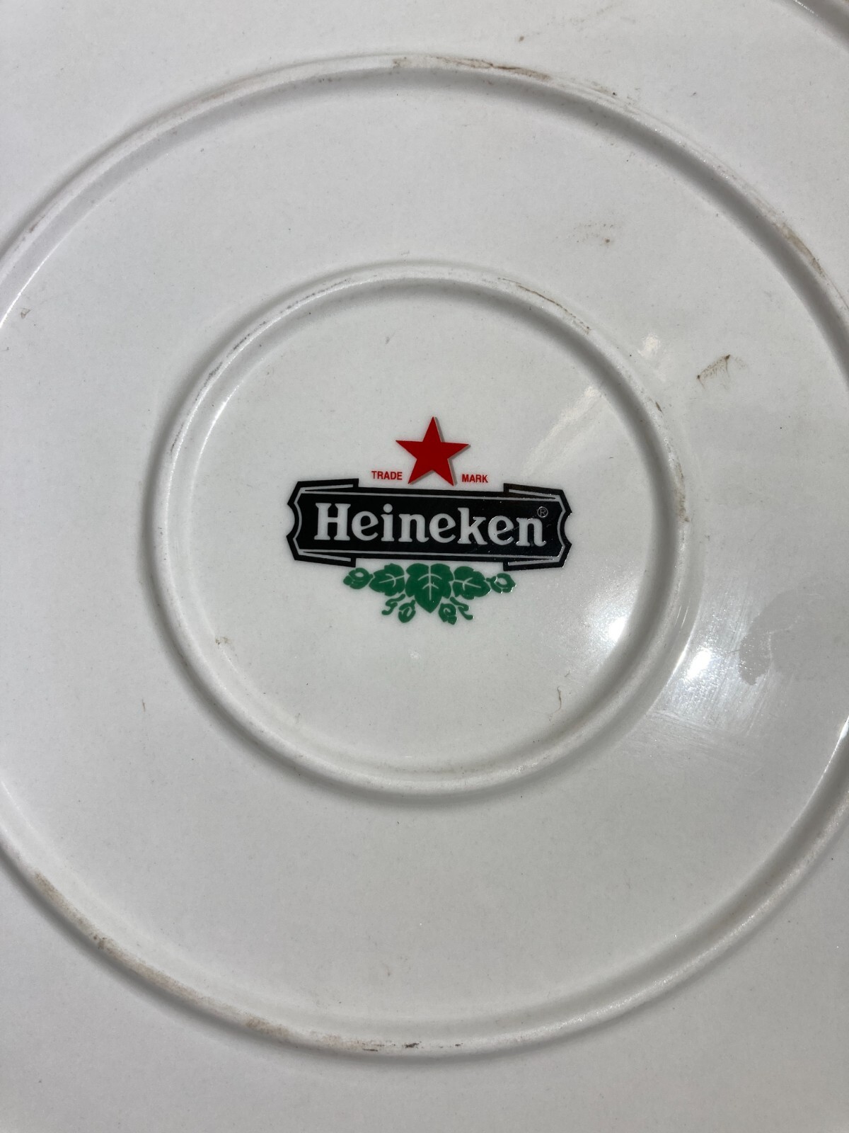 Pubblicitaria Da Collezione: Piatto Decorativo Birra Heineken   Il Rimpiattone