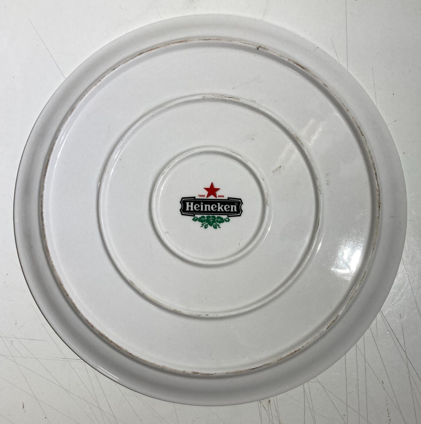 Pubblicitaria Da Collezione: Piatto Decorativo Birra Heineken   Il Rimpiattone