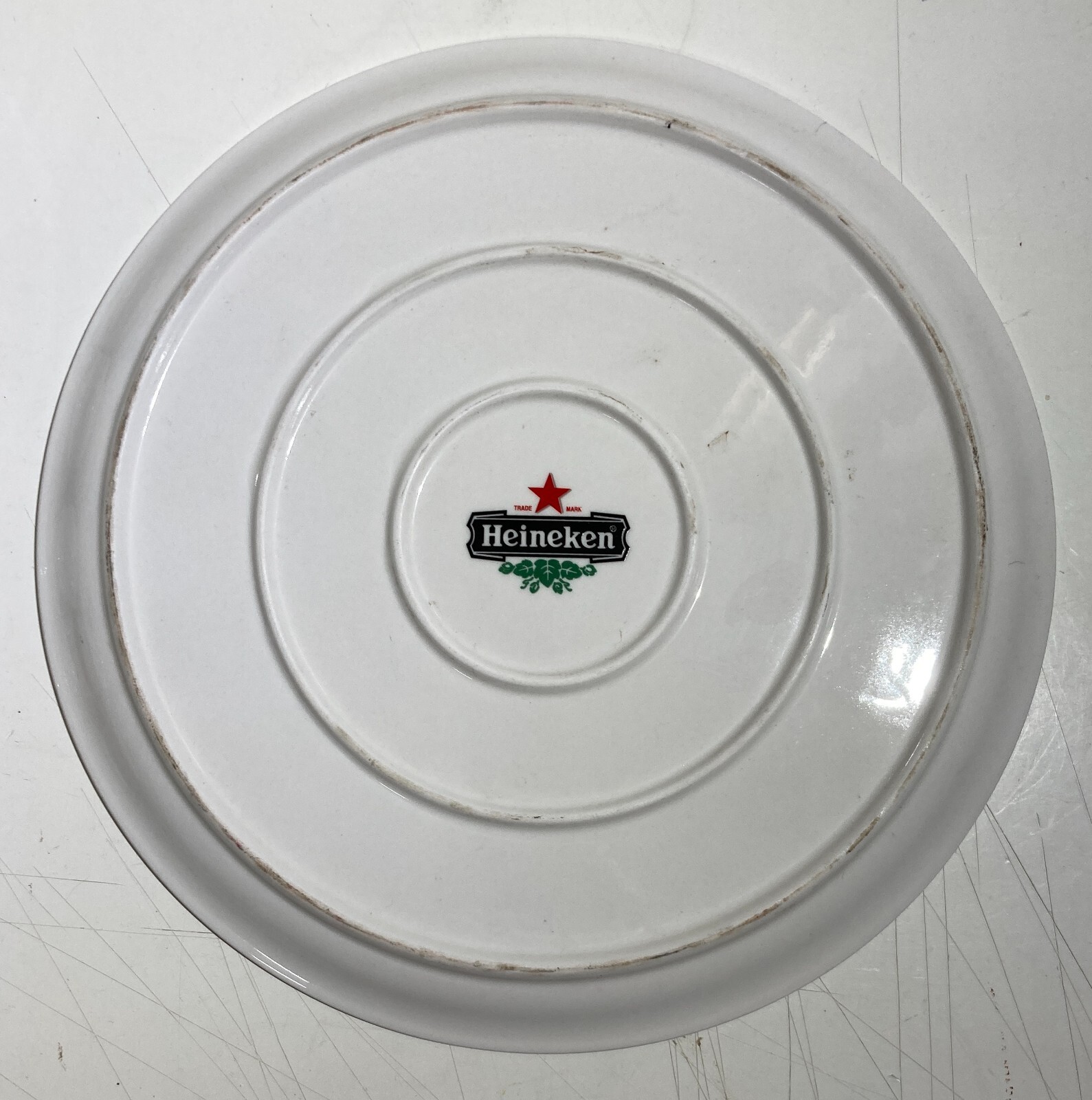 Pubblicitaria Da Collezione: Piatto Decorativo Birra Heineken   Il Rimpiattone