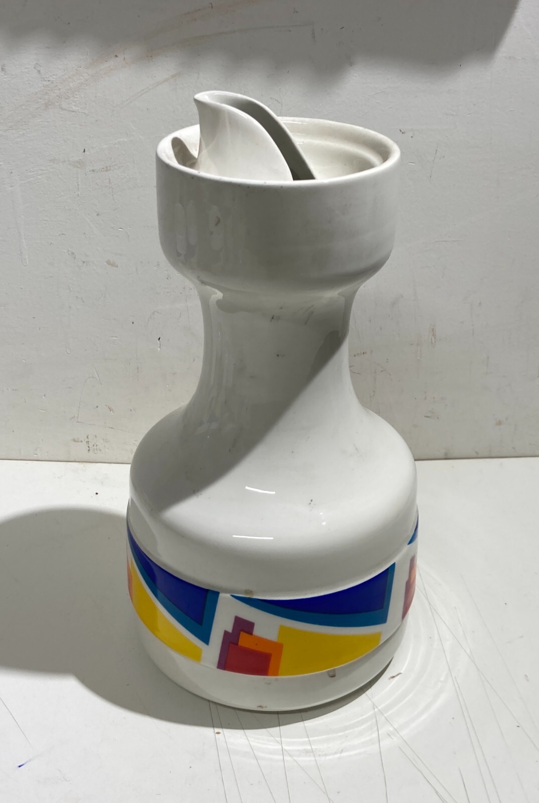 Ceramica Da Collezione, Arte Astratta, Decoro Arizona, Vaso Decorativo