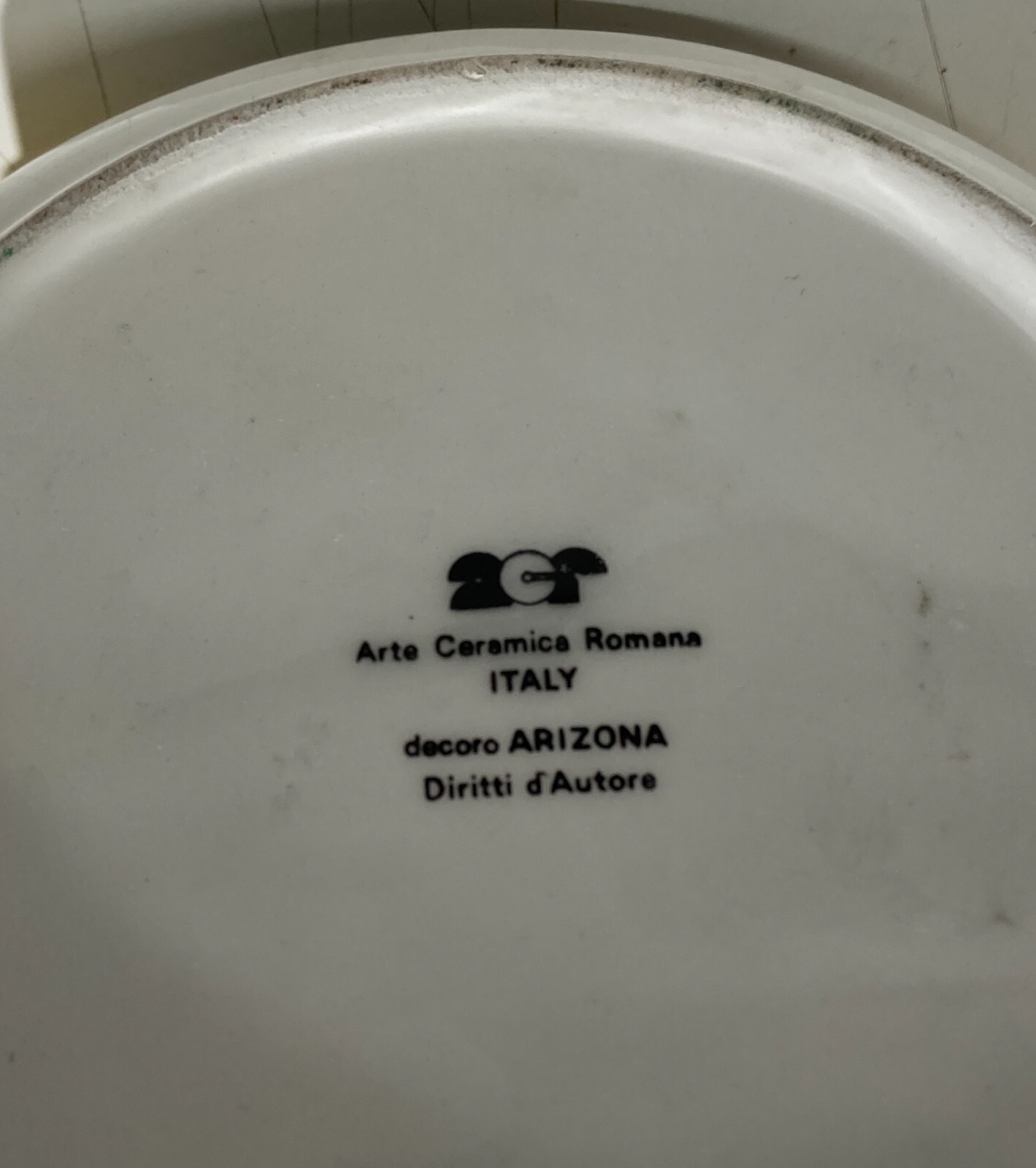 Ceramica Da Collezione, Arte Astratta, Decoro Arizona, Vaso Decorativo