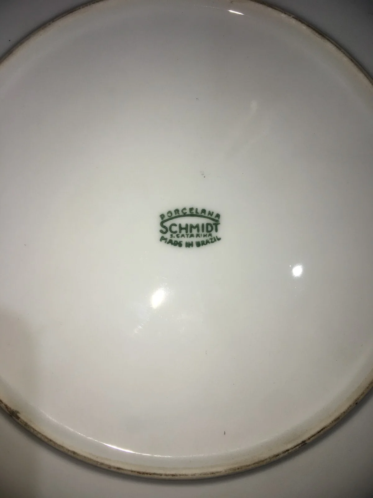 Hand-Painted Porcelain Plate with Floral Decoration, Waldeth, 1974