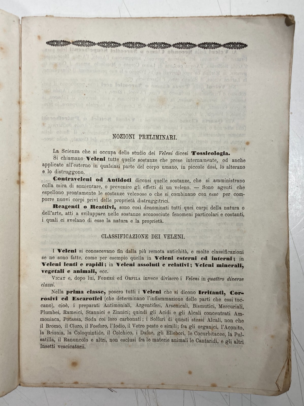 Prontuario Di Tossicologia Clinica: Adriano Ricci, 1882