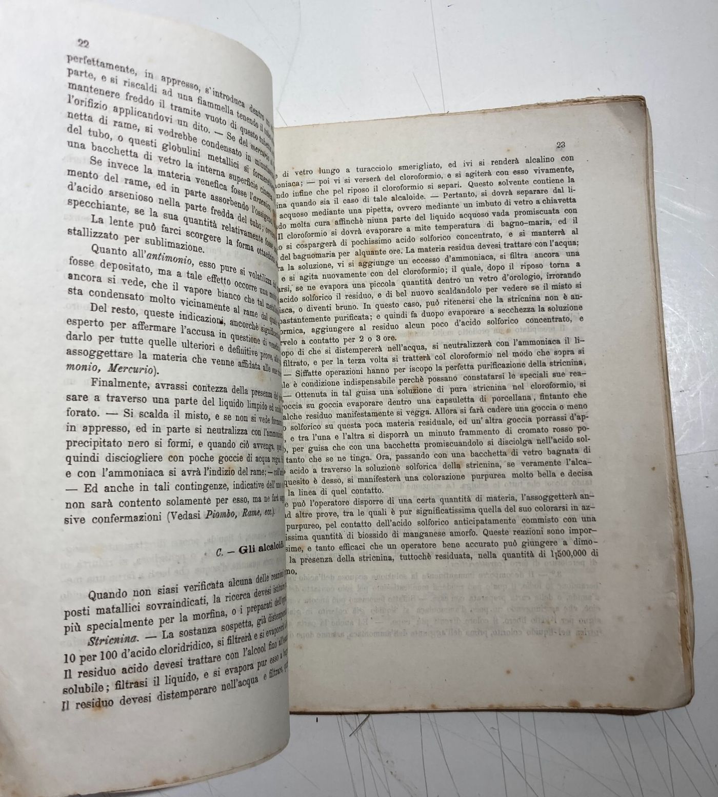 Prontuario Di Tossicologia Clinica: Adriano Ricci, 1882