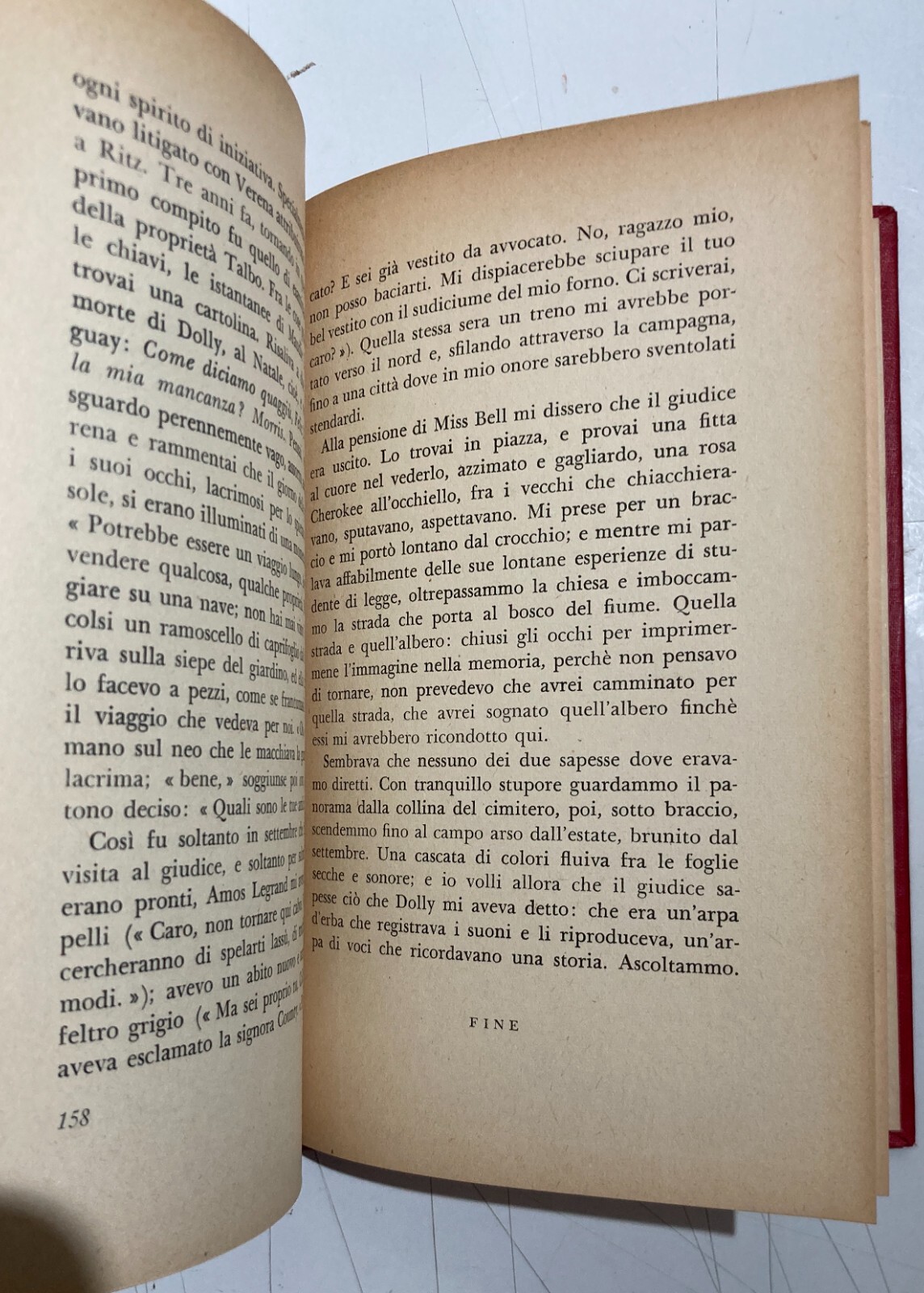 Truman Capote, L'Arpa d'Erba. Prima Edizione Italiana, Garzanti, 1953