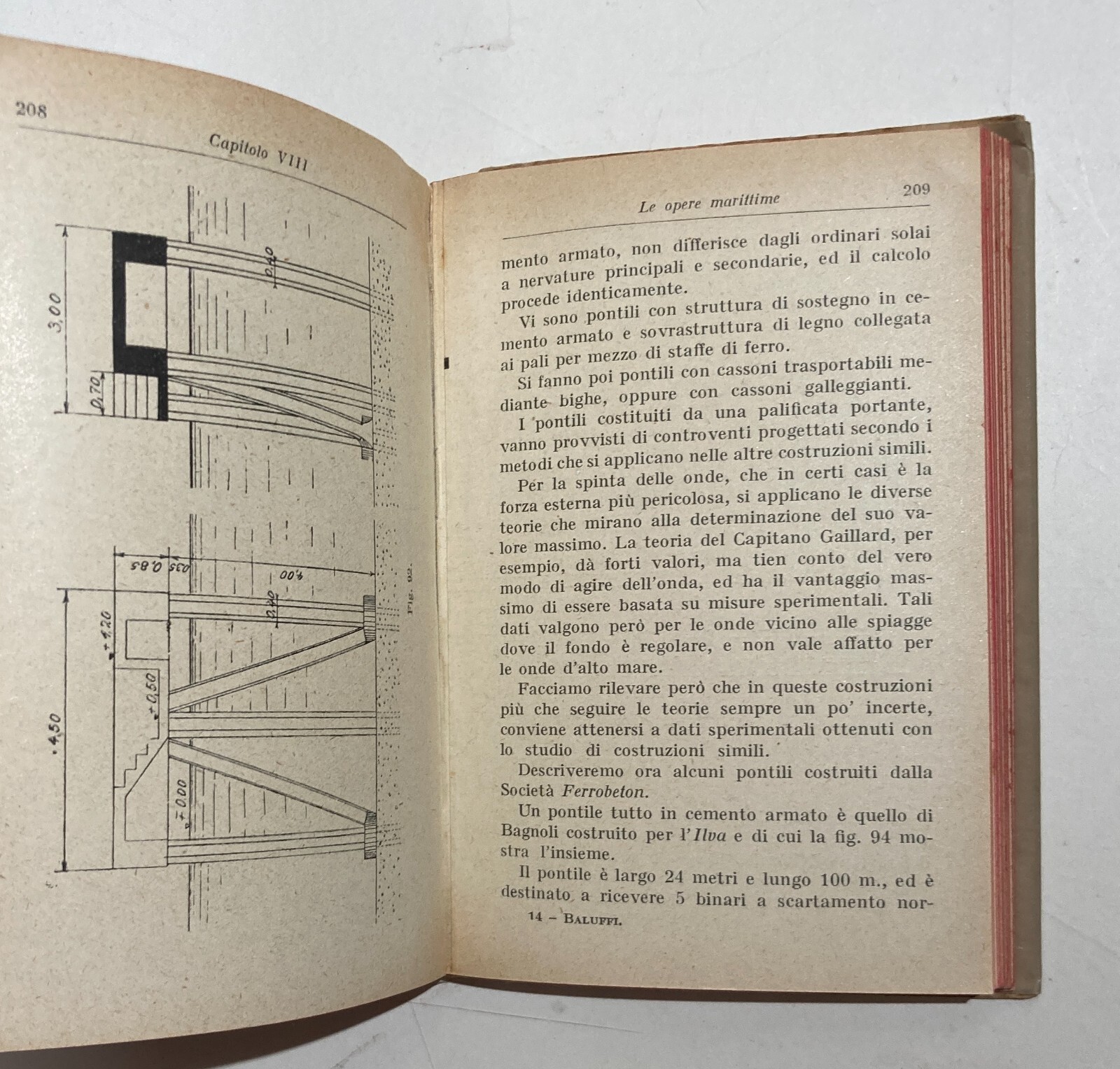 Ingegneria: Costruzioni In Cemento Armato, Travi E Strutture Asismiche (Baluffi, 1926)