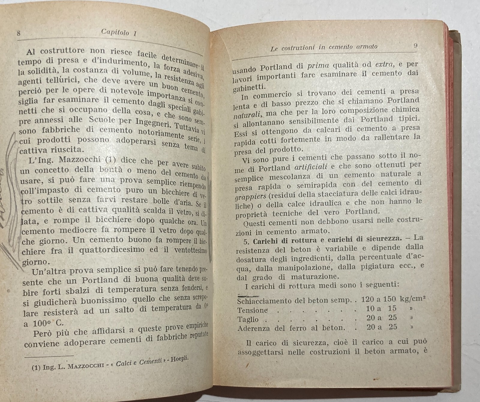 Ingegneria: Costruzioni In Cemento Armato, Travi E Strutture Asismiche (Baluffi, 1926)