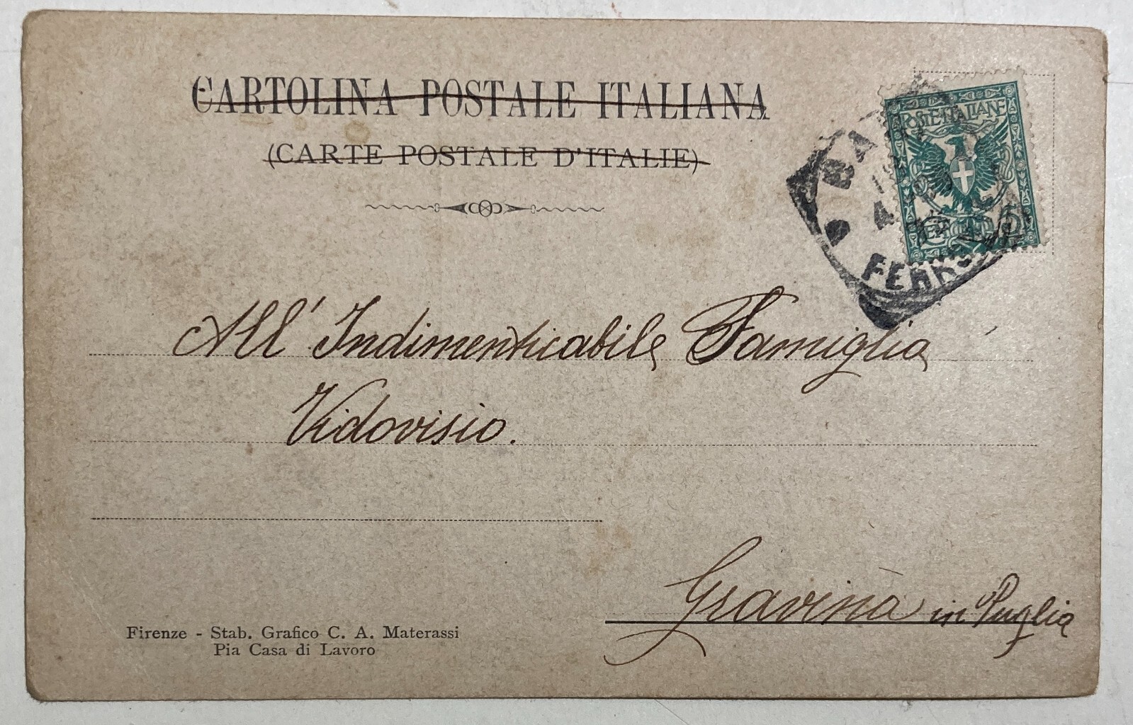 Arte, Scultura, Collezione Frilli, Firenze, Scultori Albano E Caroni, Puglia, 1906