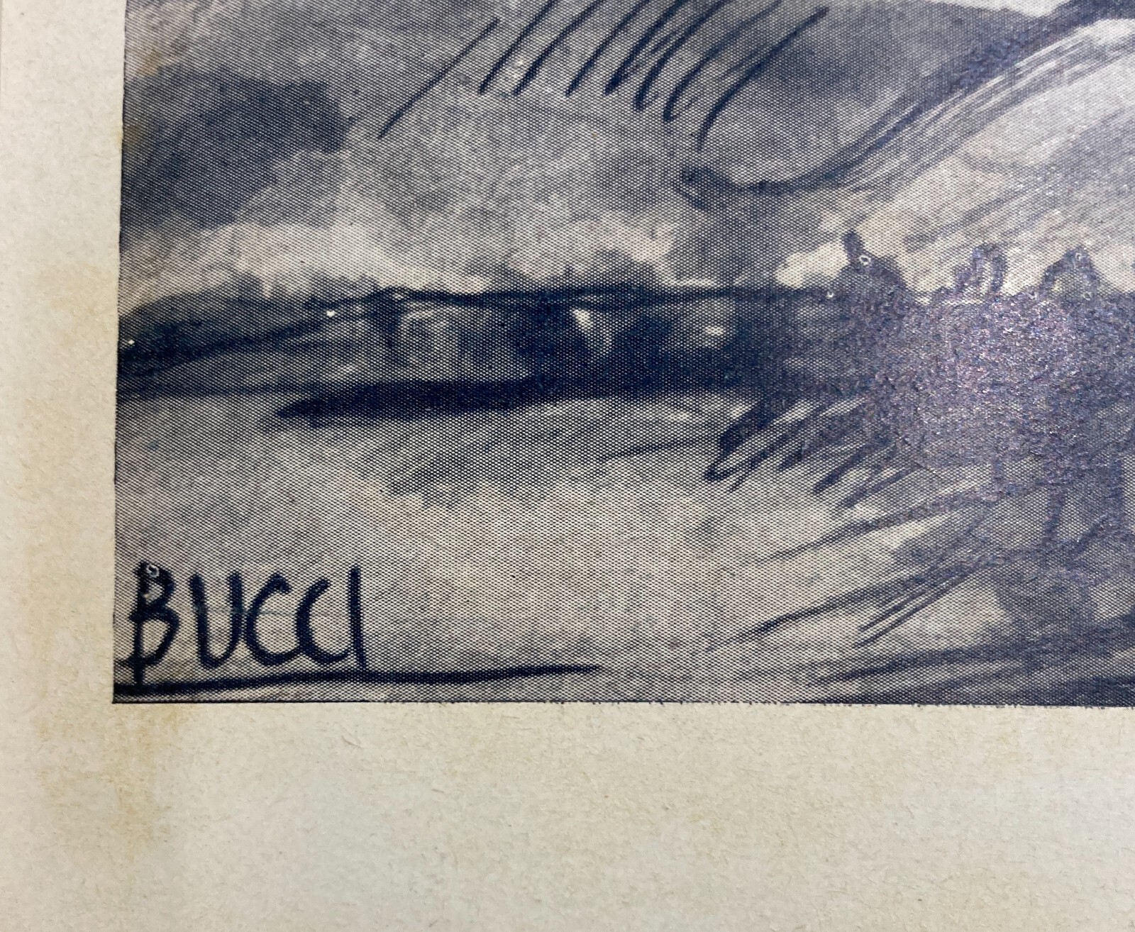 Roma, Esposizione Universale 1943, Palazzo Della Luce E Cascata, Disegno Di Anselmo Bucci