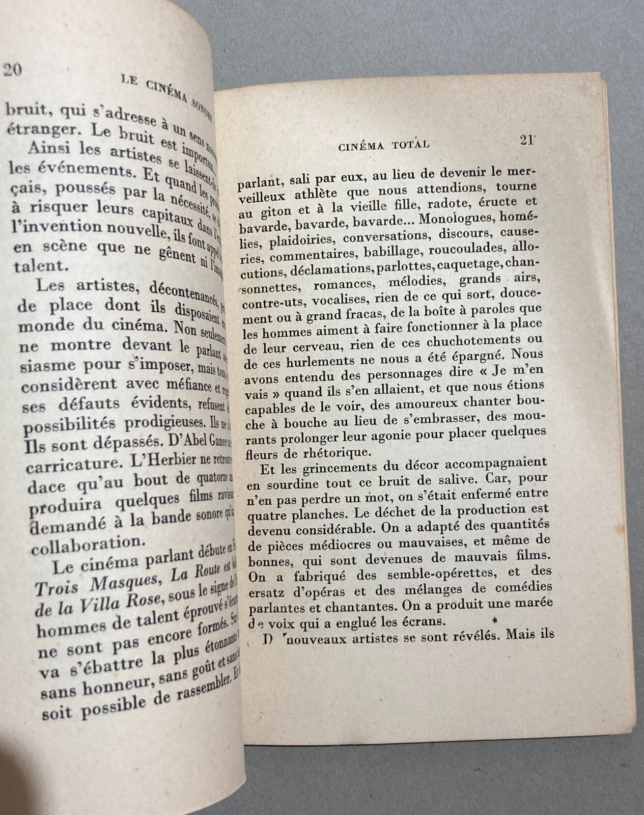 Cinematografia, Cinema, Film E Attori: Barjavel, 'Cinéma Total'   Edizione Francese Del 1944