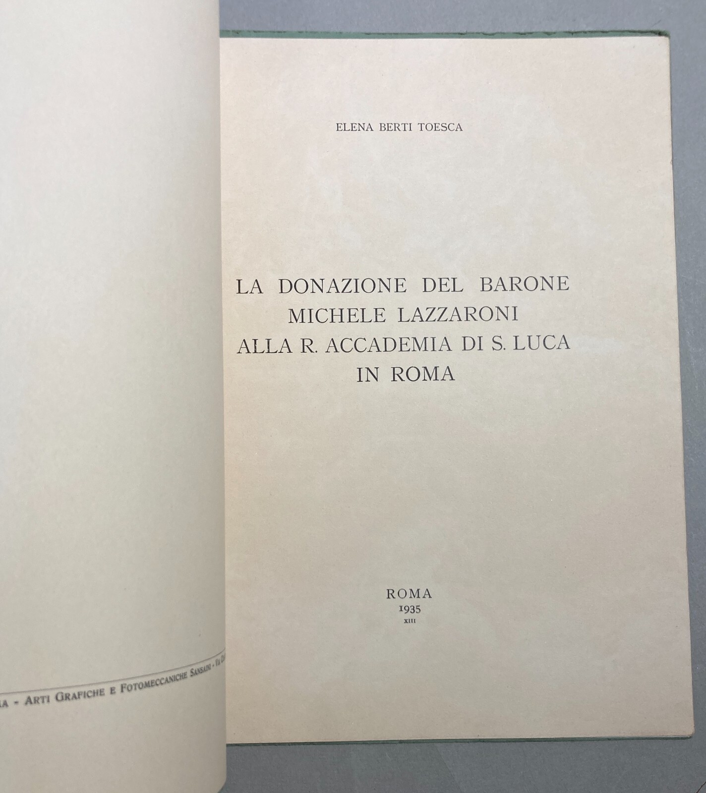 Arte Antica Rinascimentale   Accademia Di San Luca   Donazione Lazzaroni   Elena Berti Toesca