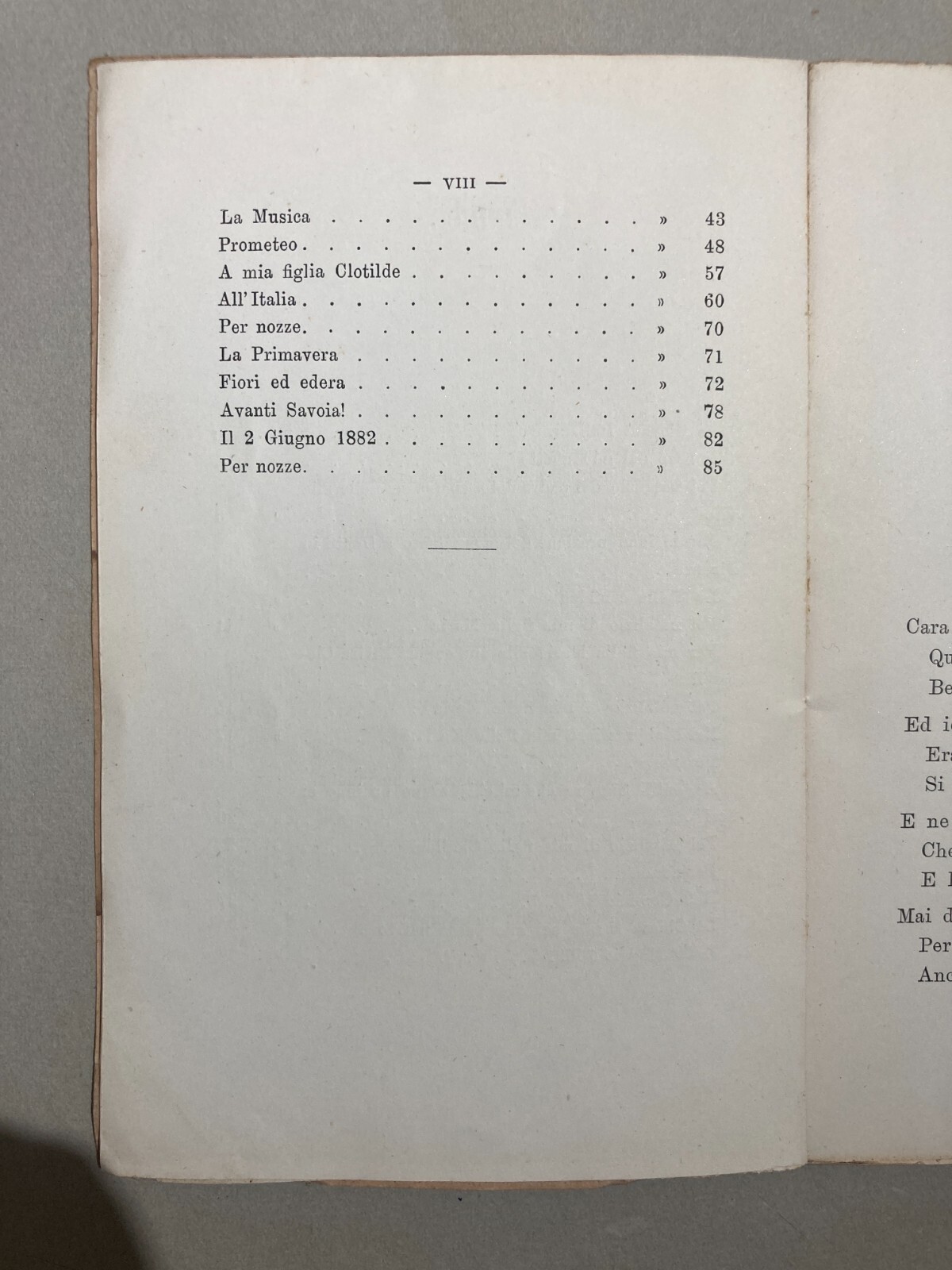 Abruzzo, Loreto Aprutino. Gaetano Valentini: Dio, Patria E La Famiglia. Poesie (1883)