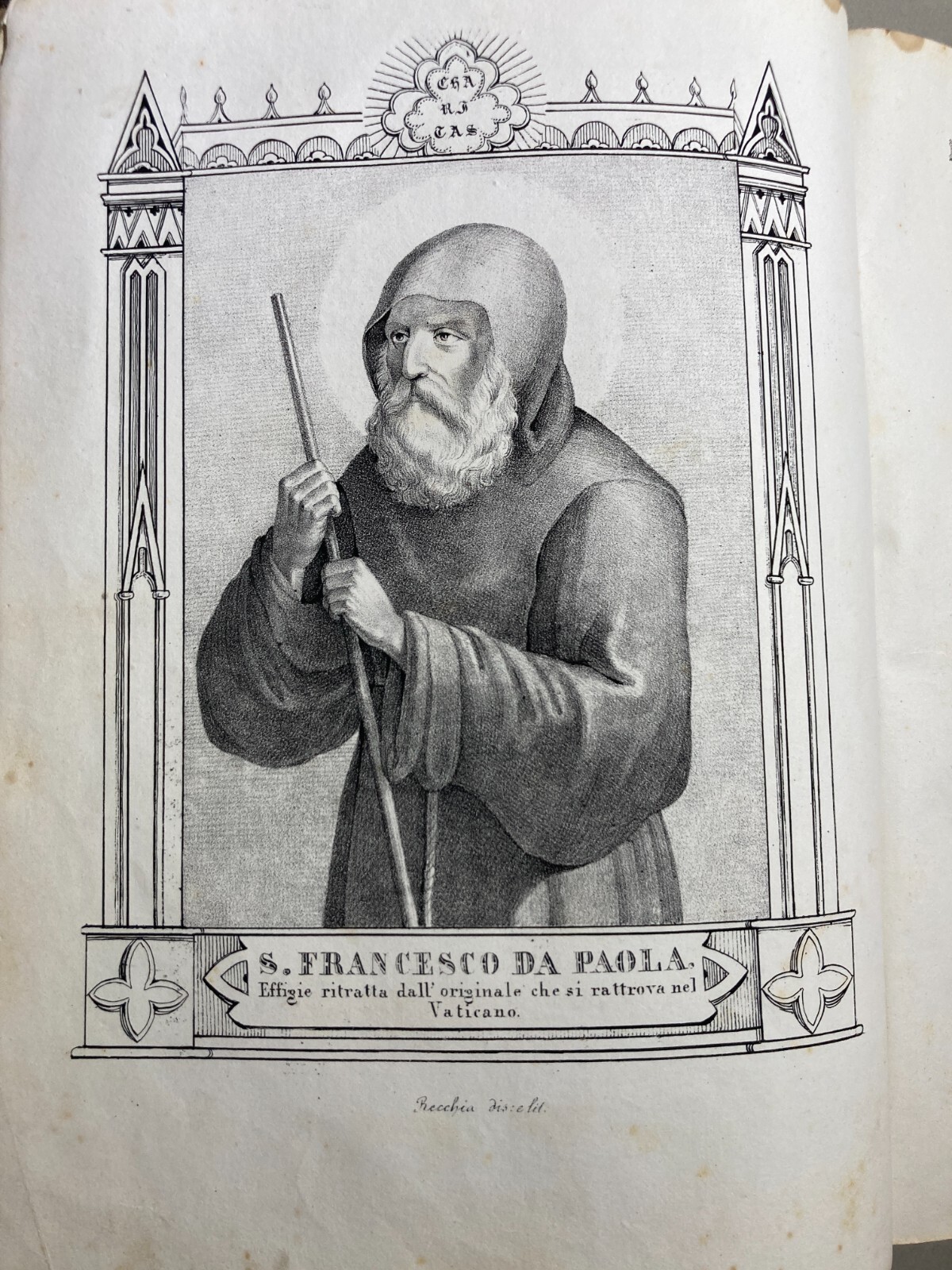 Calabria, San Francesco Di Paola: Antica Agiografia Con Illustrazioni Litografiche, 1841