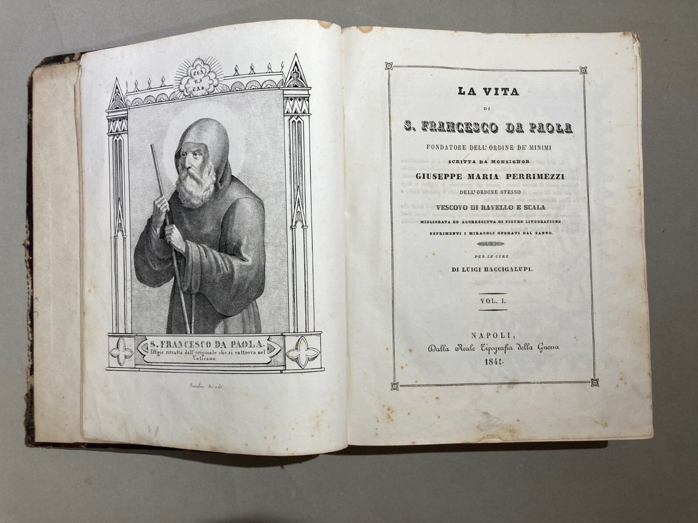 Calabria, San Francesco Di Paola: Antica Agiografia Con Illustrazioni Litografiche, 1841