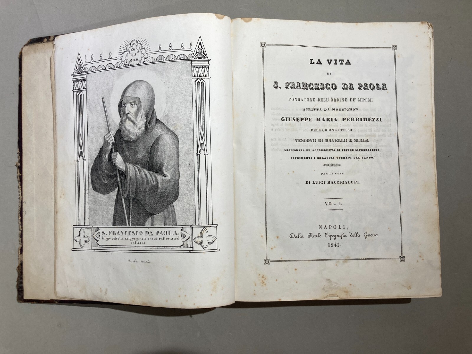 Calabria, San Francesco Di Paola: Antica Agiografia Con Illustrazioni Litografiche, 1841