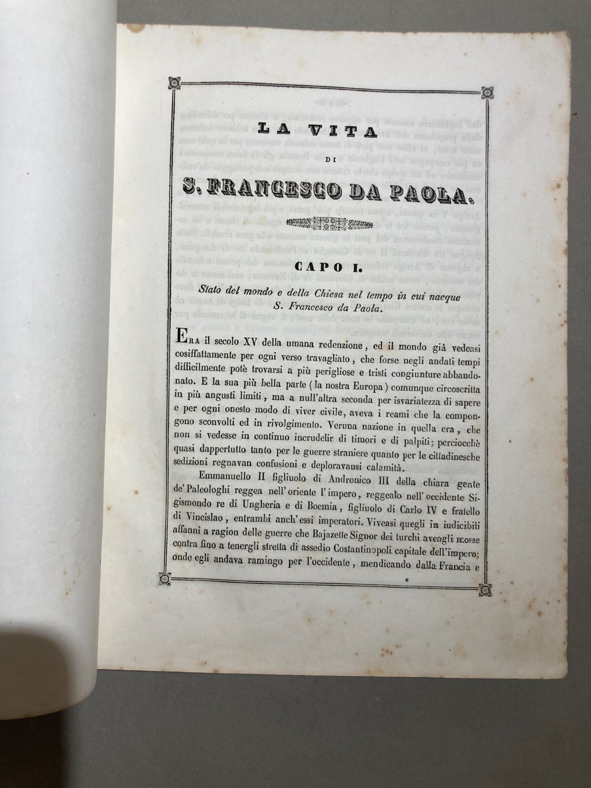 Calabria, San Francesco Di Paola: Antica Agiografia Con Illustrazioni Litografiche, 1841