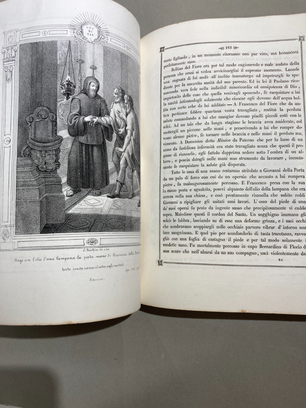 Calabria, San Francesco Di Paola: Antica Agiografia Con Illustrazioni Litografiche, 1841